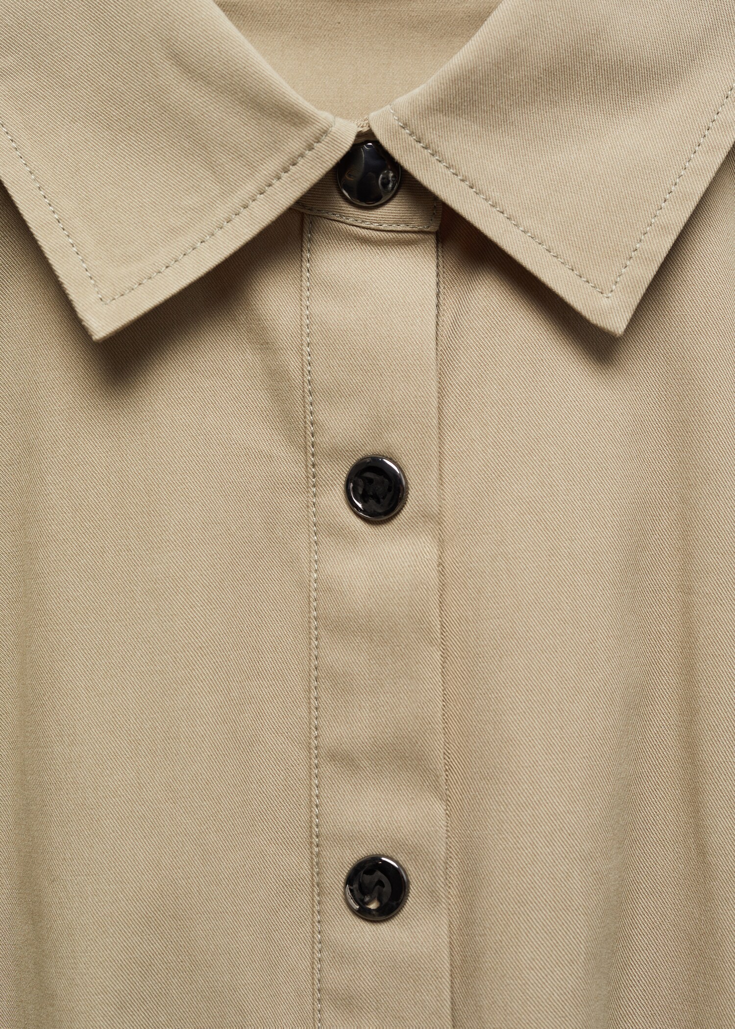 Cropped shirt with adjustable hem - Details of the article 8