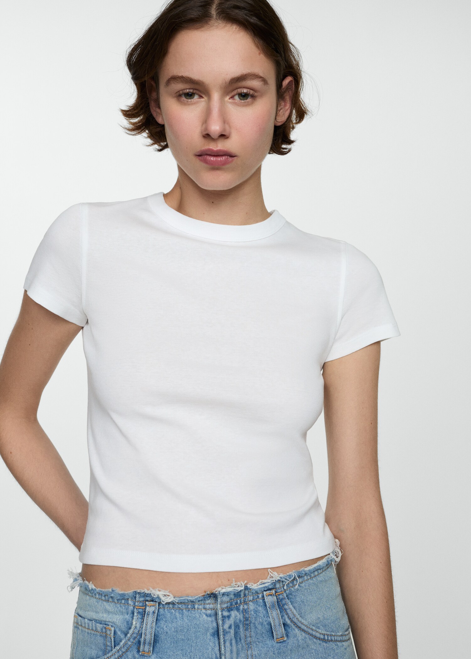 Camiseta 100% algodón - Plano medio