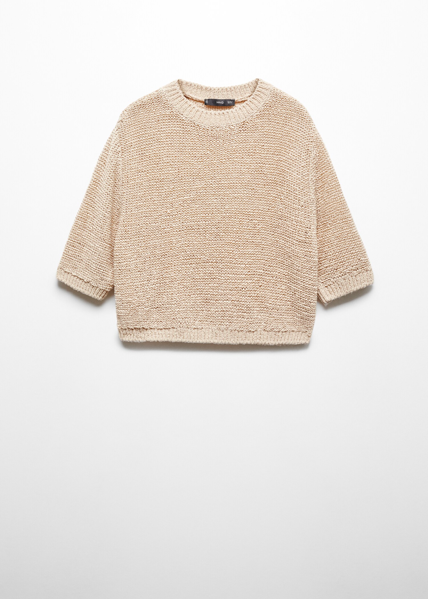 100 % cotton short-sleeved sweater - Article without model
