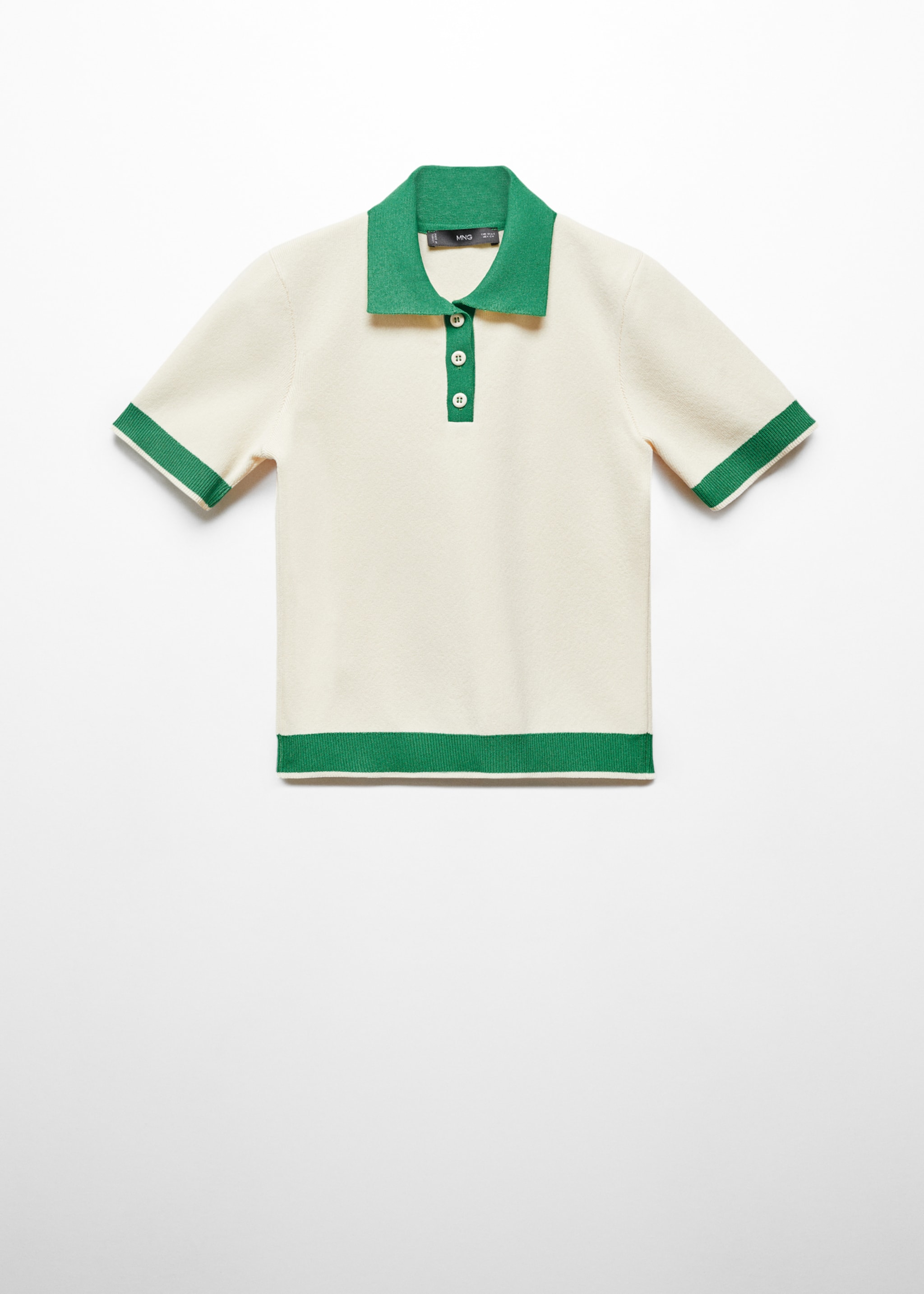 Pull-over maille col polo - Article sans modèle