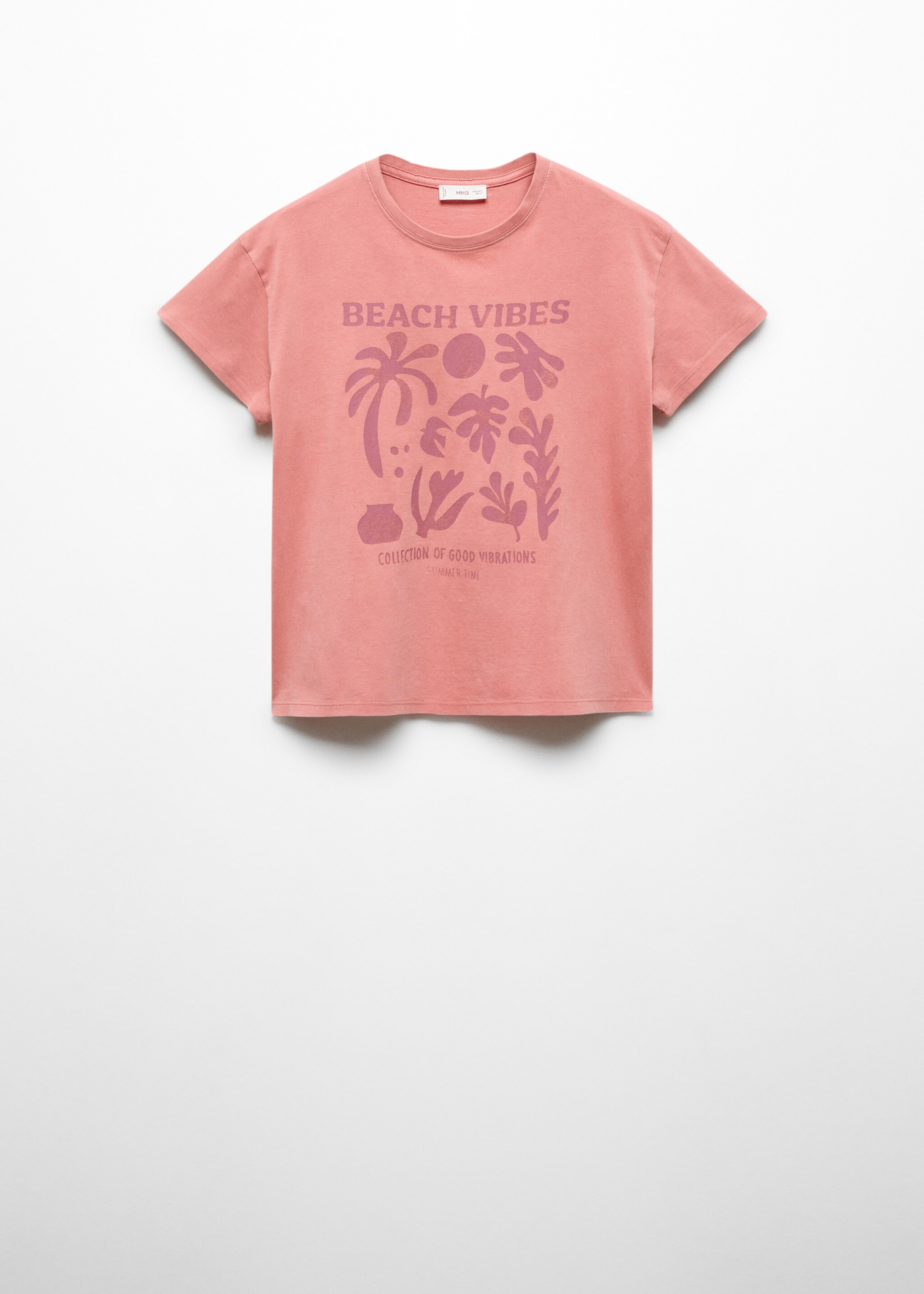 T-shirt coton imprimé - Article sans modèle, Fraise. Ref: 67007731-00.