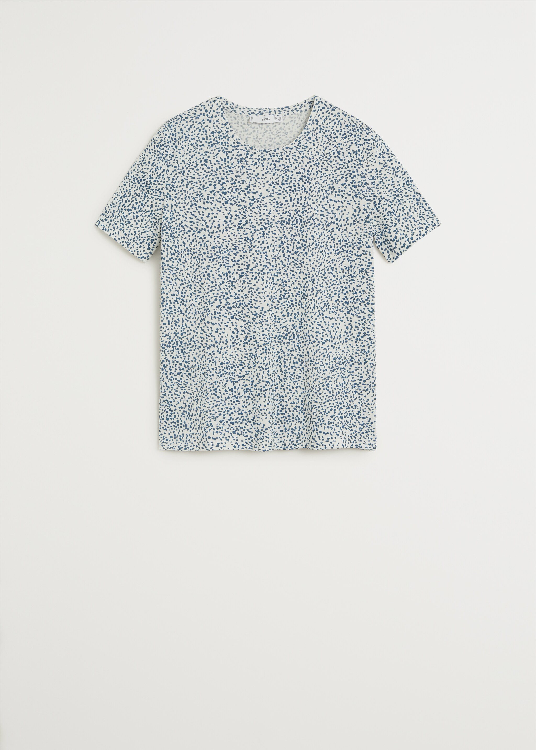 Printed cotton-blend t-shirt - Article without model