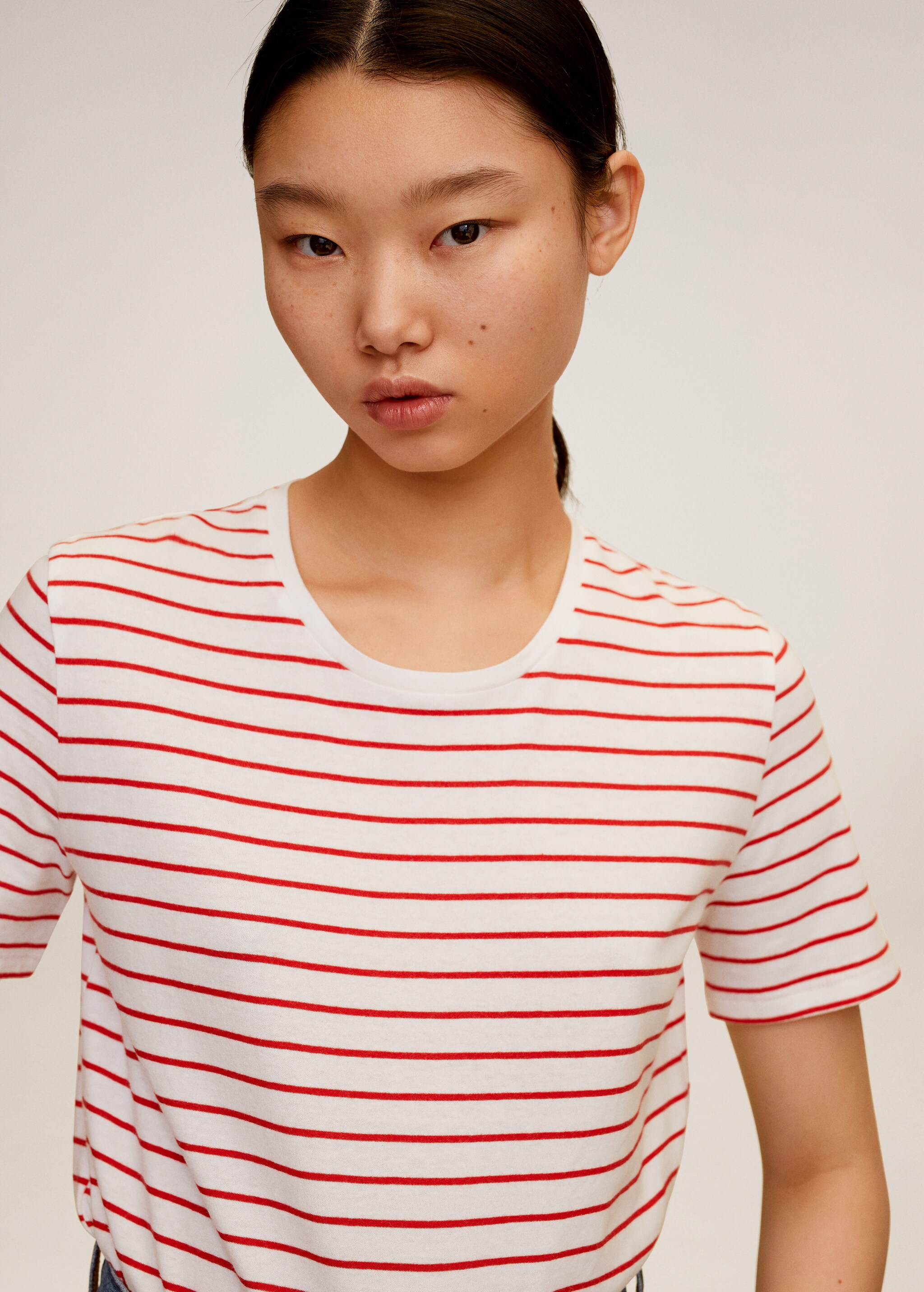 Printed cotton-blend t-shirt - Details of the article 1