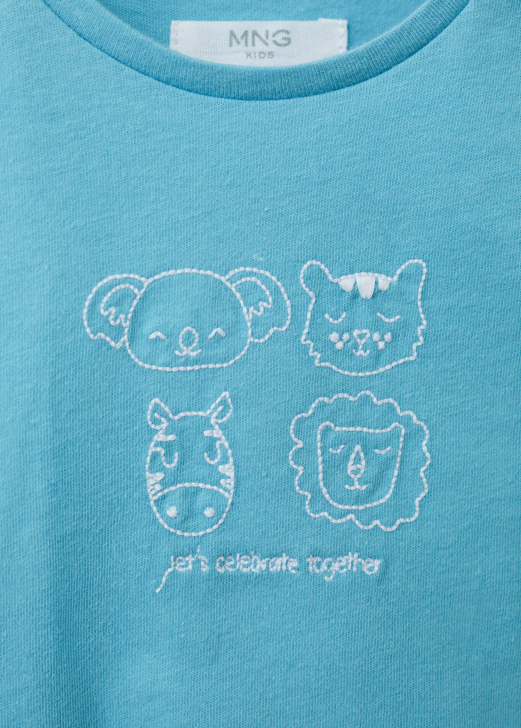 Camiseta algodón orgánico estampado animales - Detalle del artículo 8