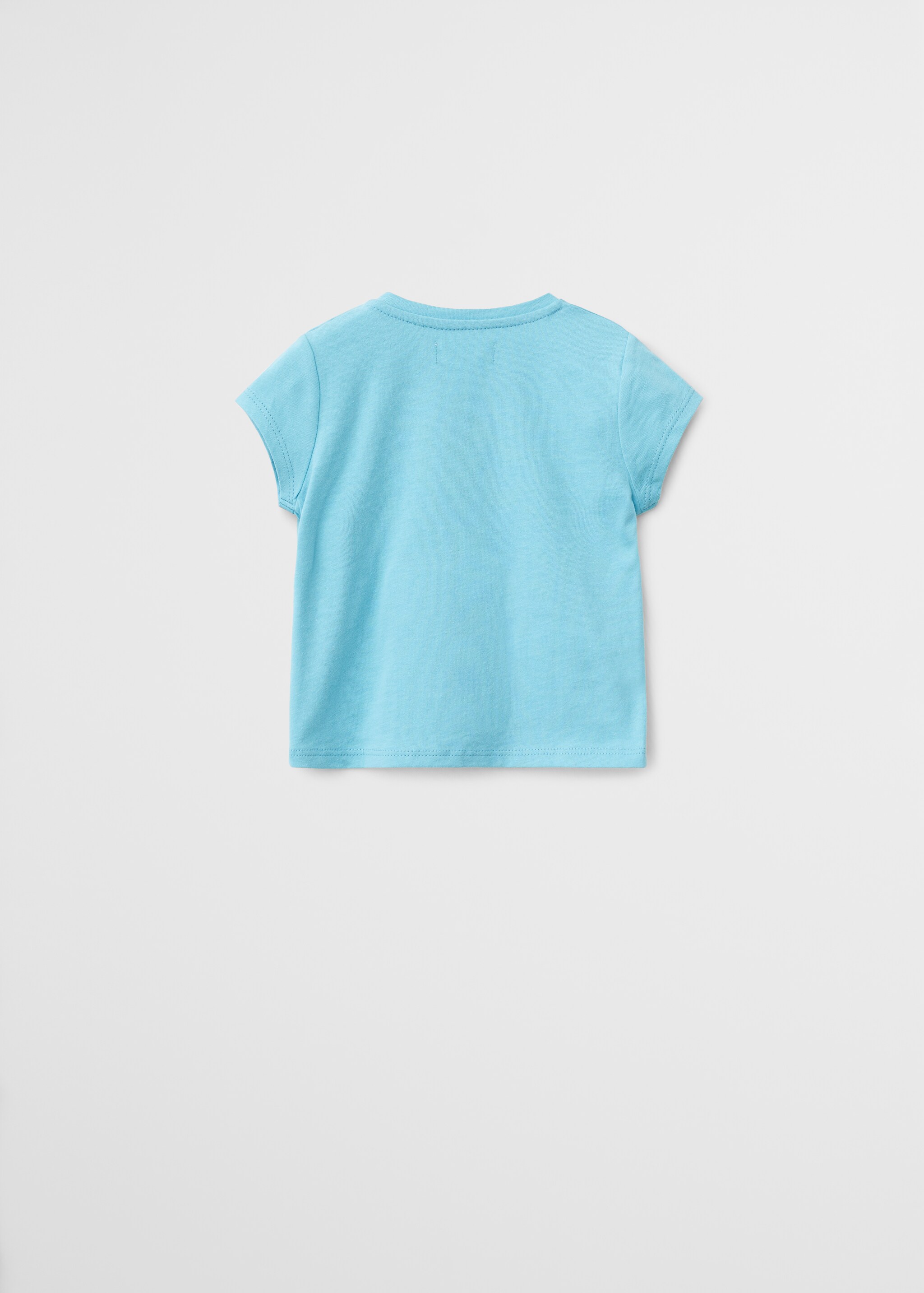 Camiseta algodón orgánico estampado animales - Reverso del artículo