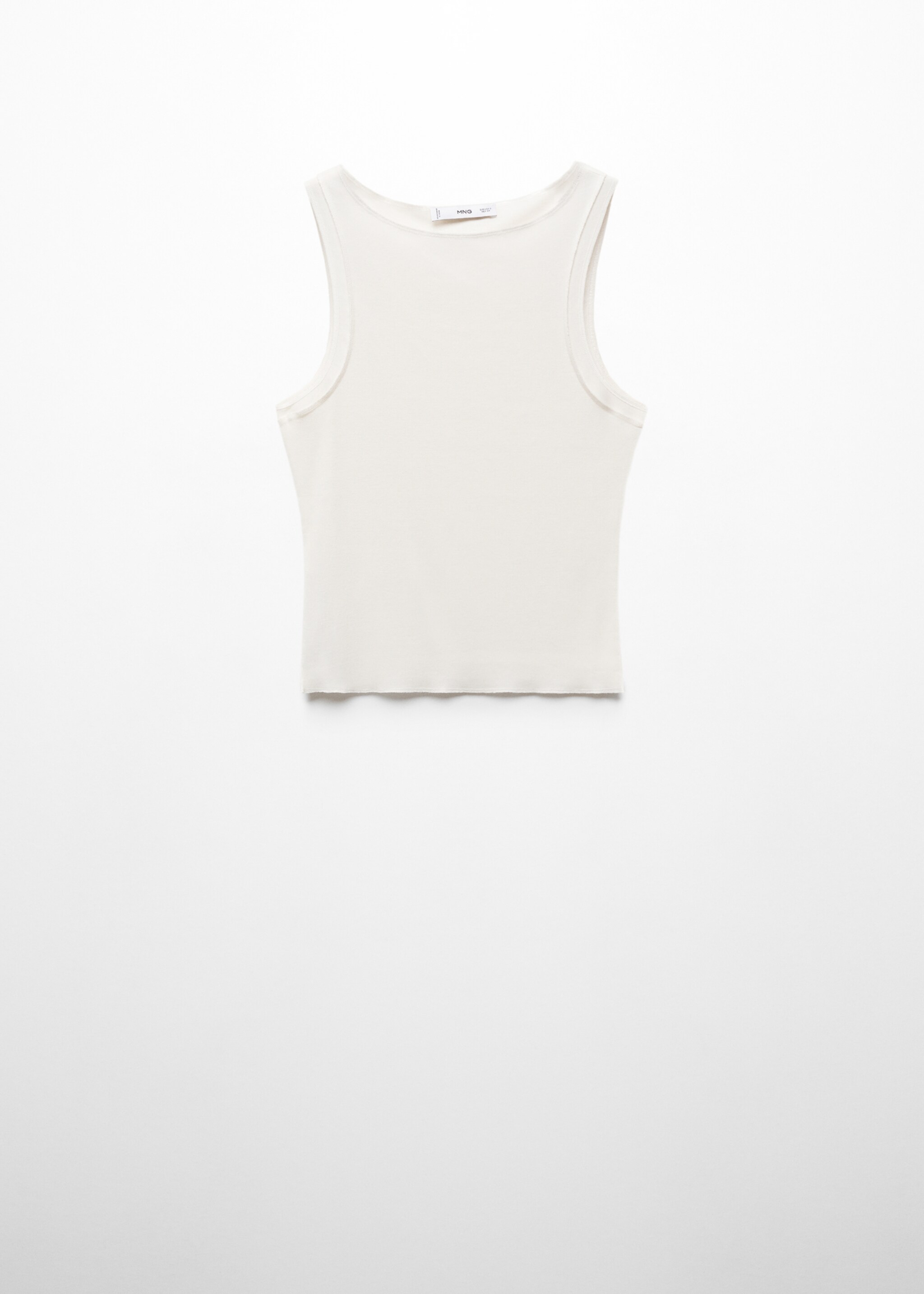 Modal sleeveless top - Article without model, Off White. Ref: 67007932-00.
