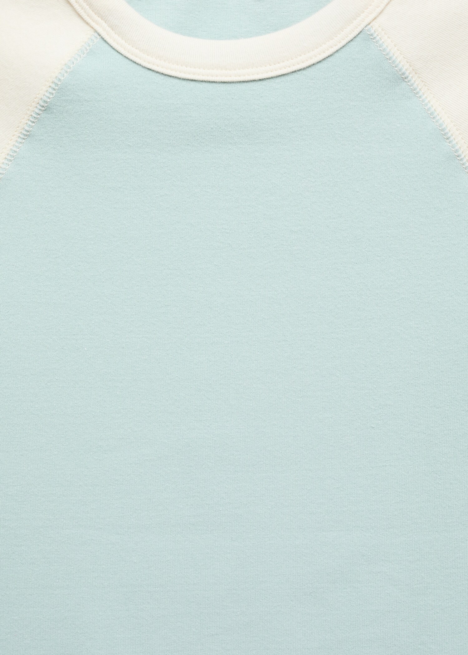 Zweifarbiges Baumwoll-T-Shirt - Detail des Artikels 8