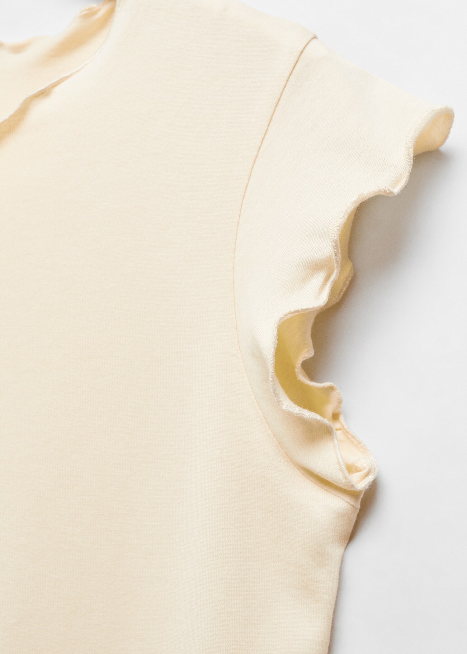 Modal t-shirt with scalloped ends - Details of the article 8