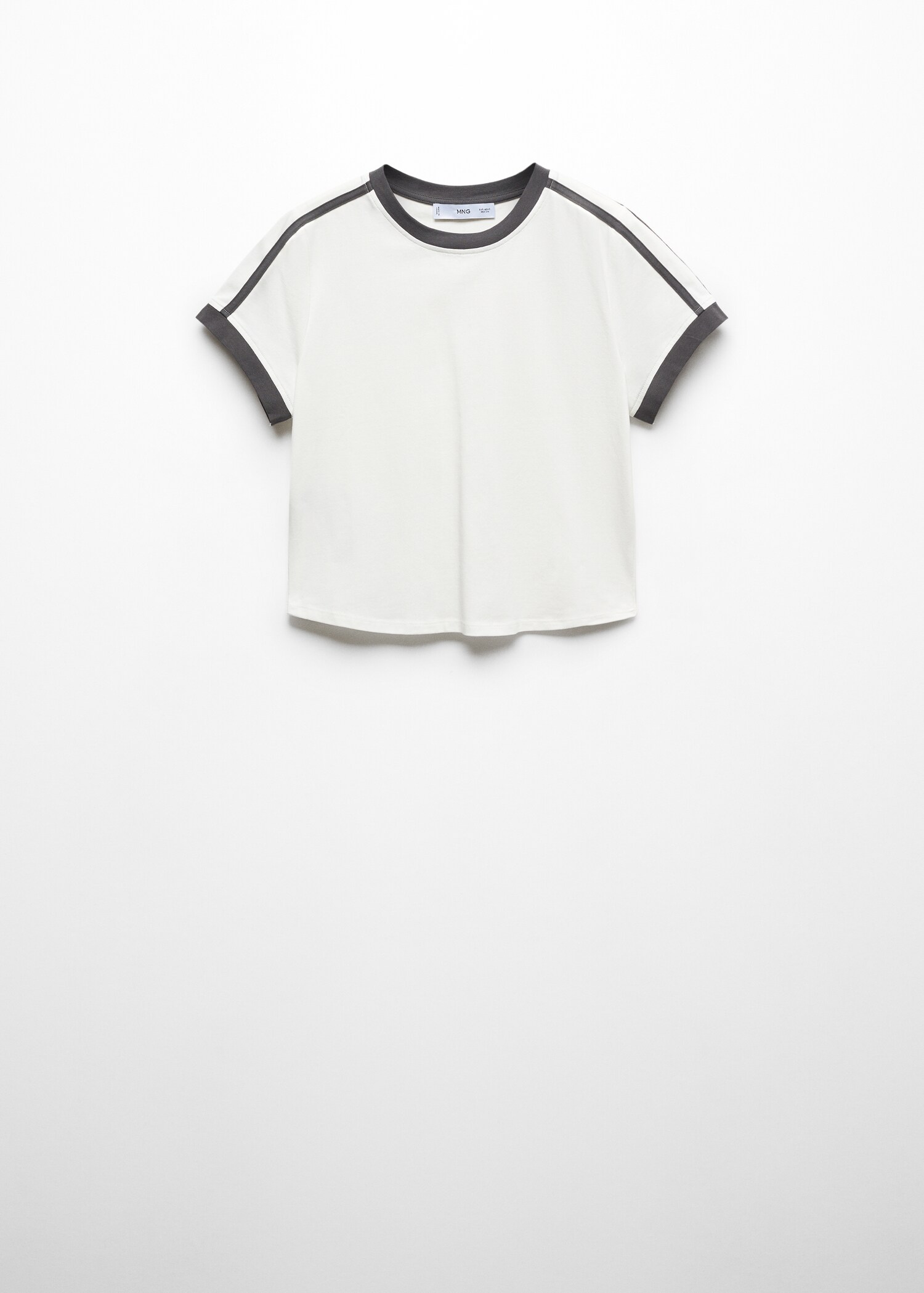 Contrast edge T-shirt - Article without model