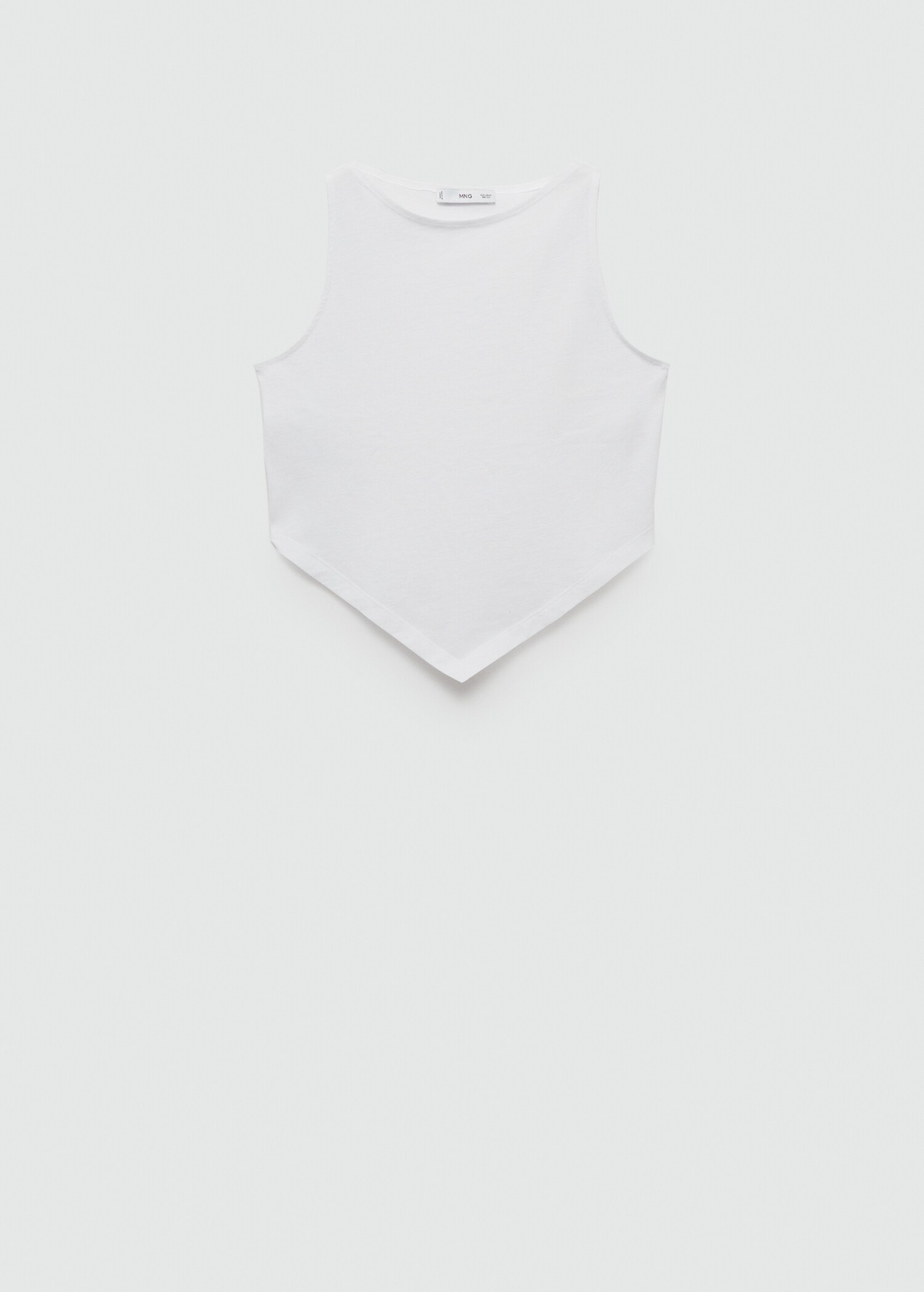Asymmetrical crop top - Article without model