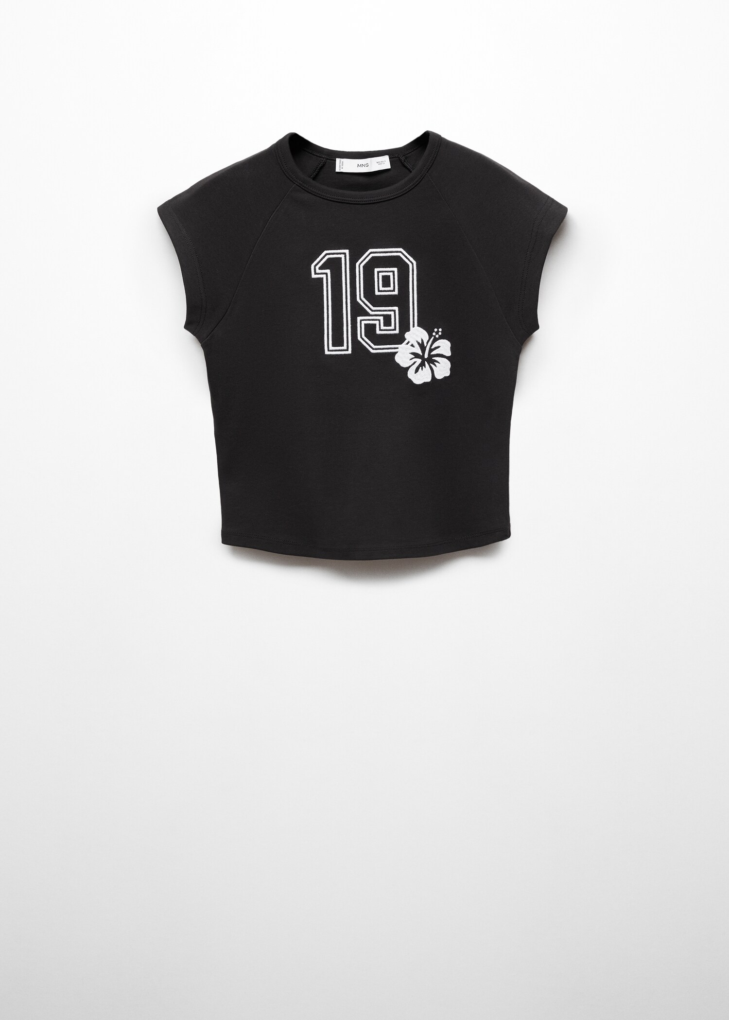 Printed cropped t-shirt - Article without model