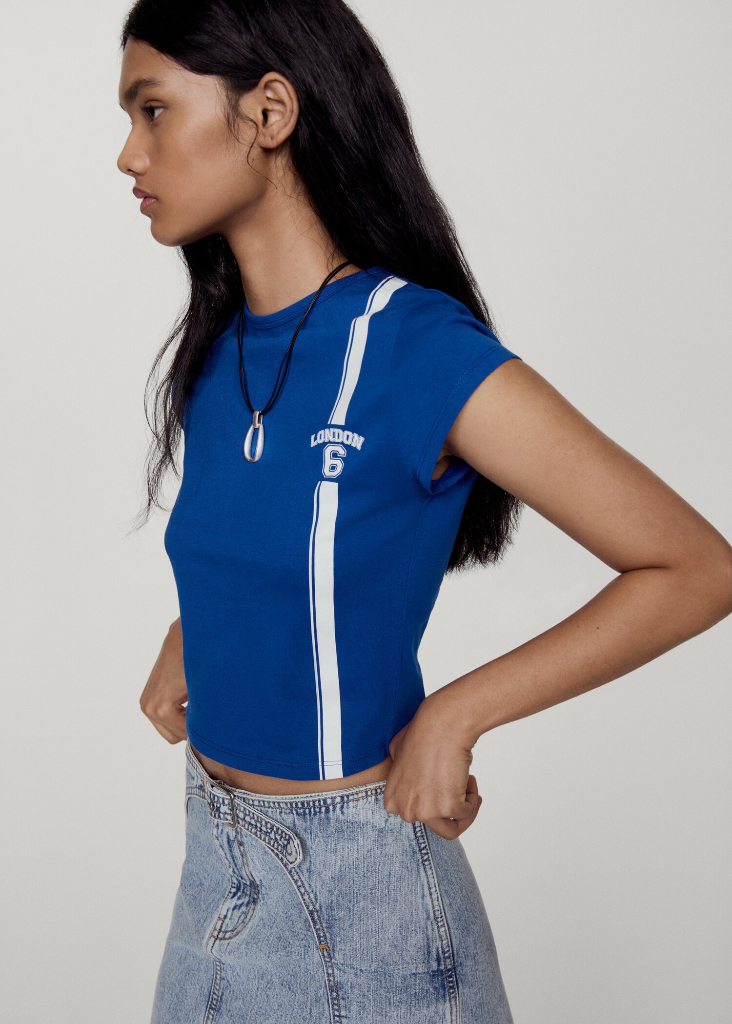 100% cotton printed t-shirt - Details of the article 6
