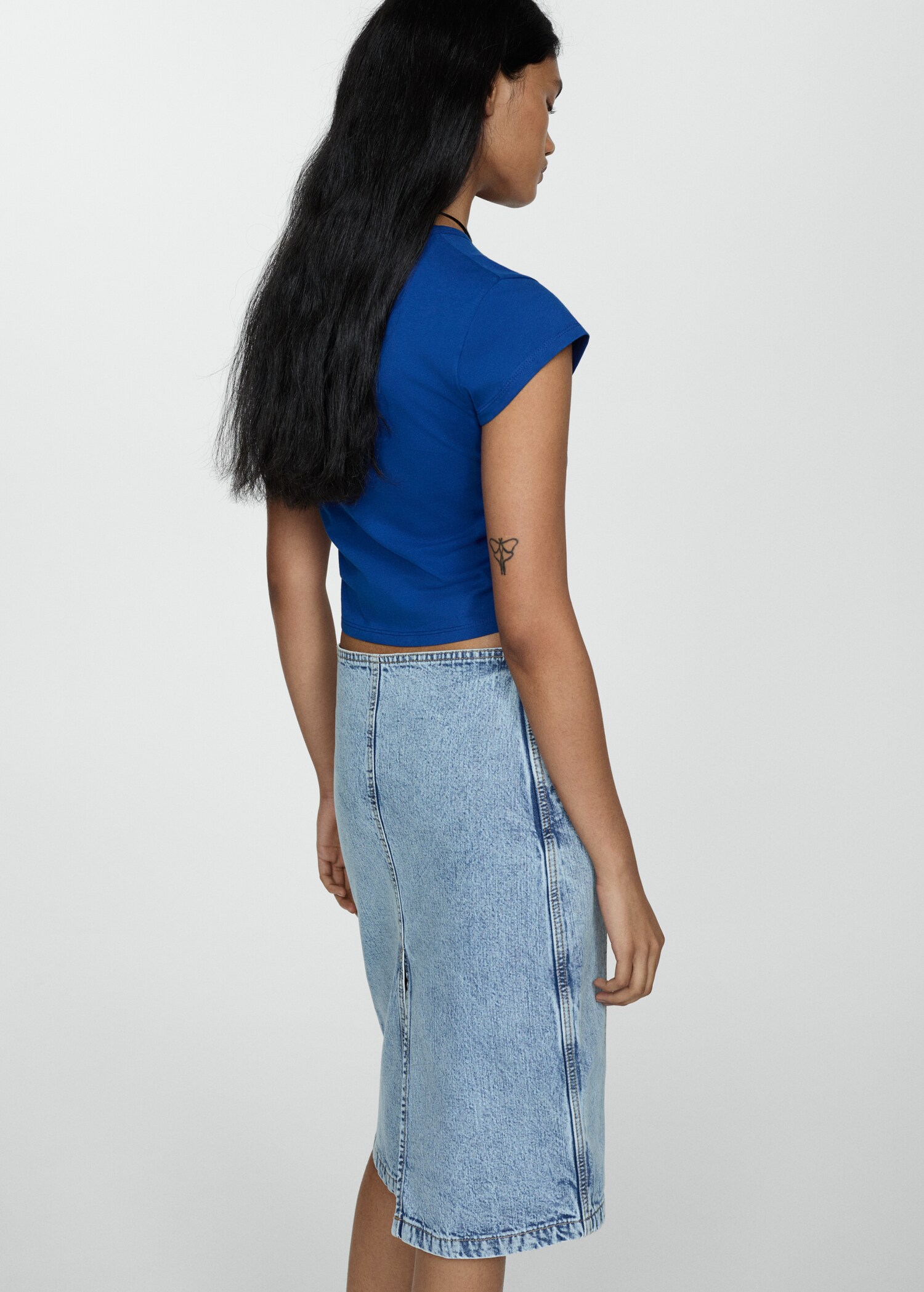 100% cotton printed t-shirt - Reverse of the article