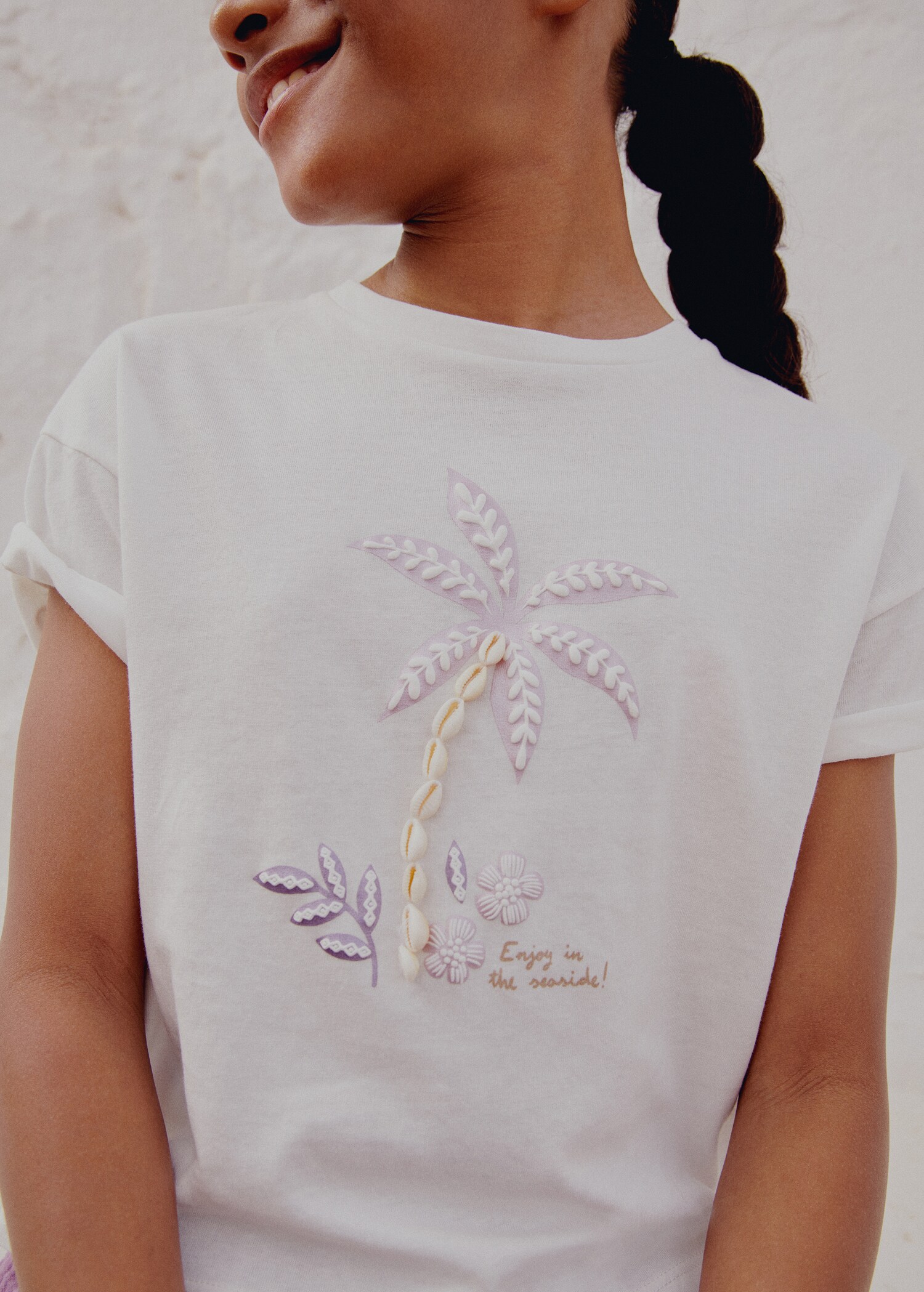 Palm print T-shirt - Details of the article 5