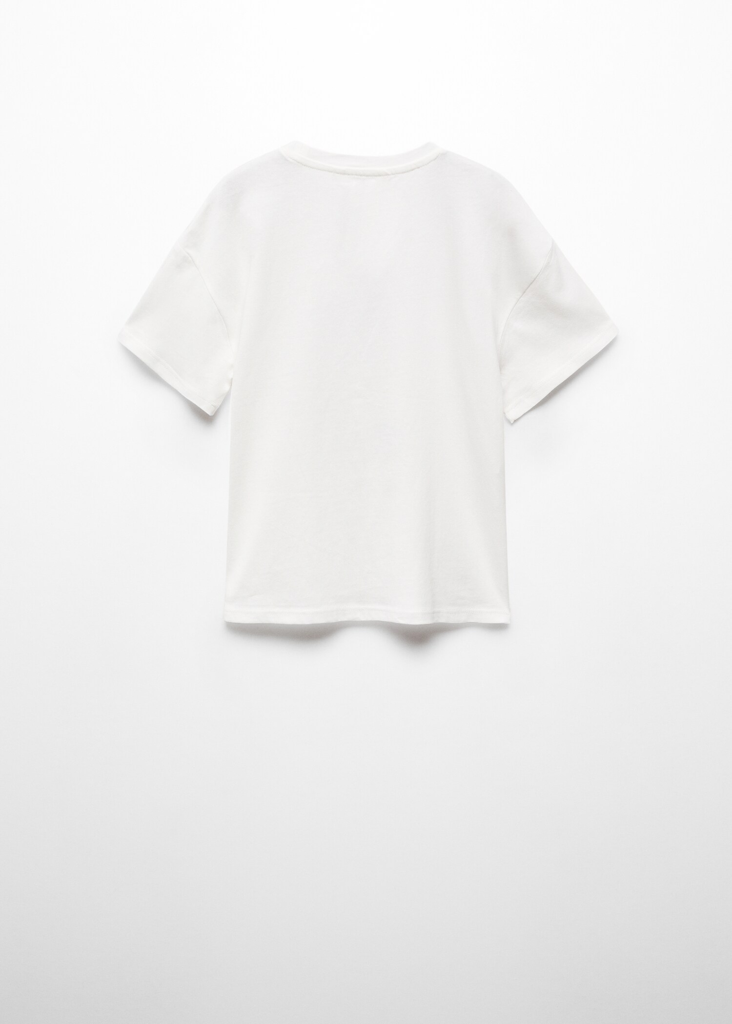 Palm print T-shirt - Reverse of the article
