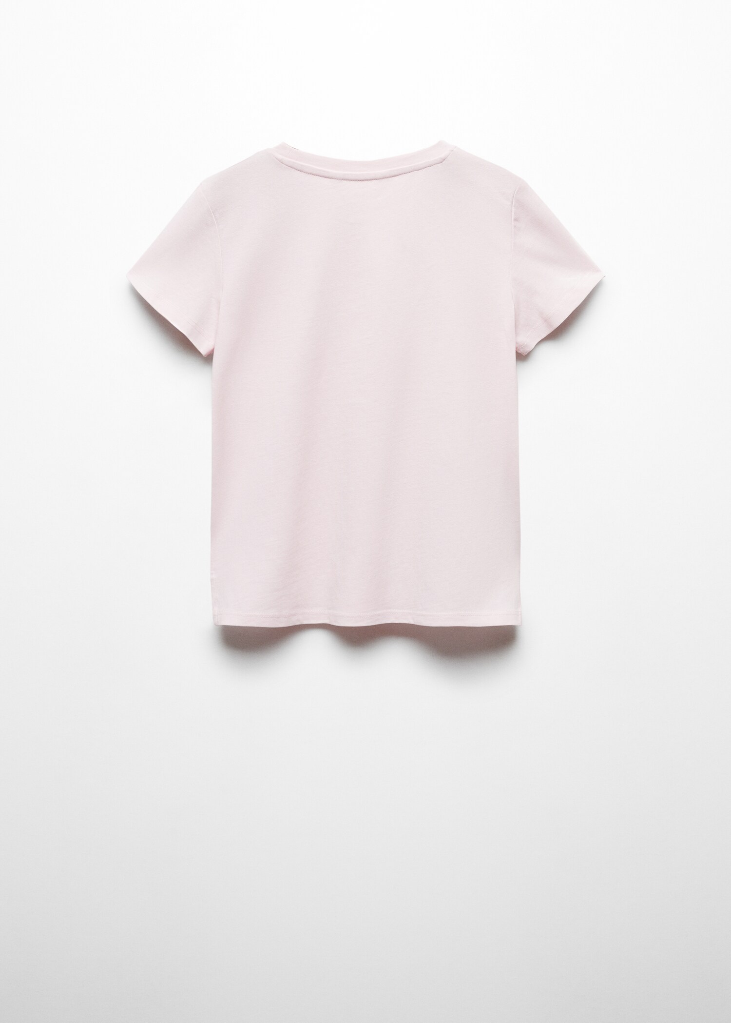 Printed message T-shirt - Reverse of the article