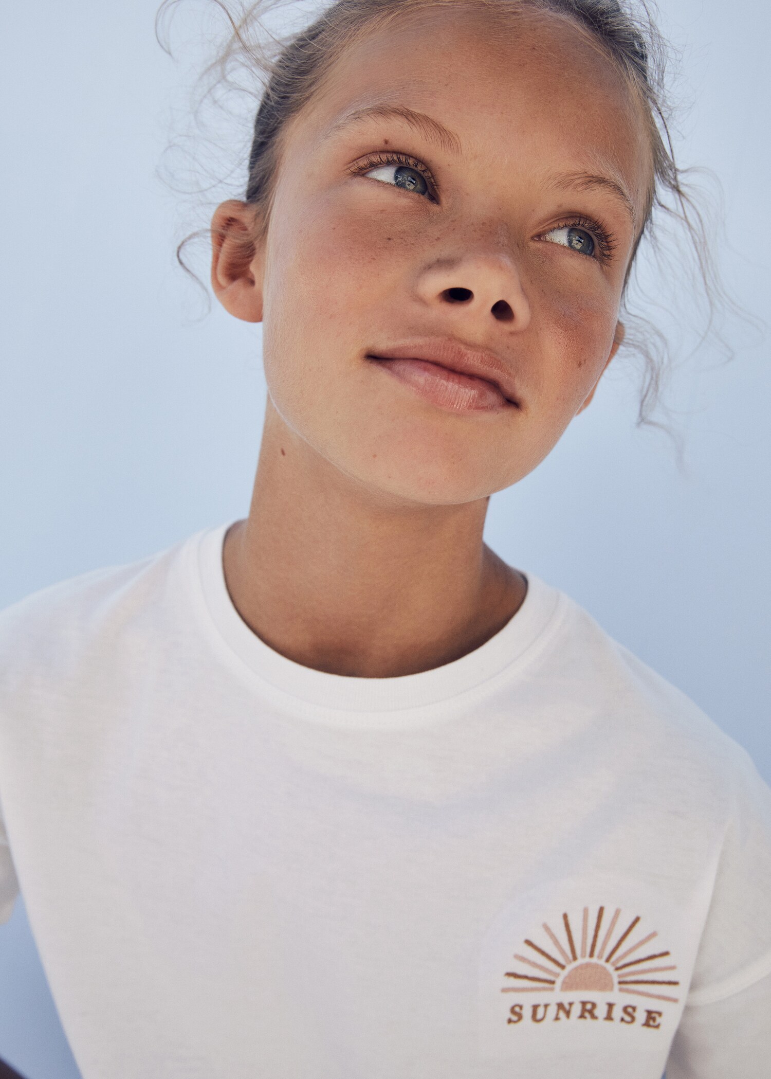 Embroidered message T-shirt - Details of the article 5