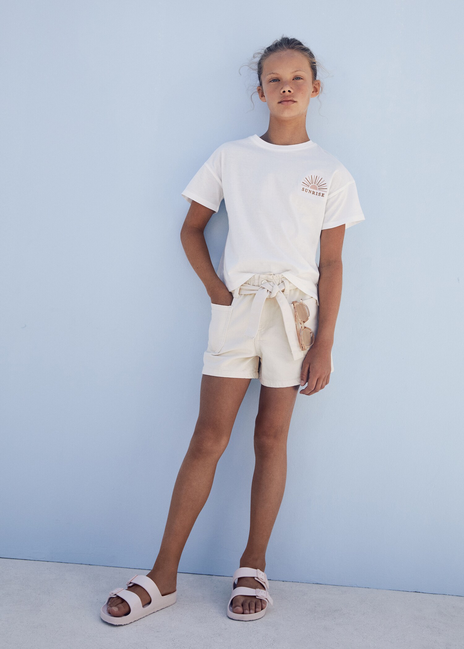 Embroidered message T-shirt - Details of the article 6