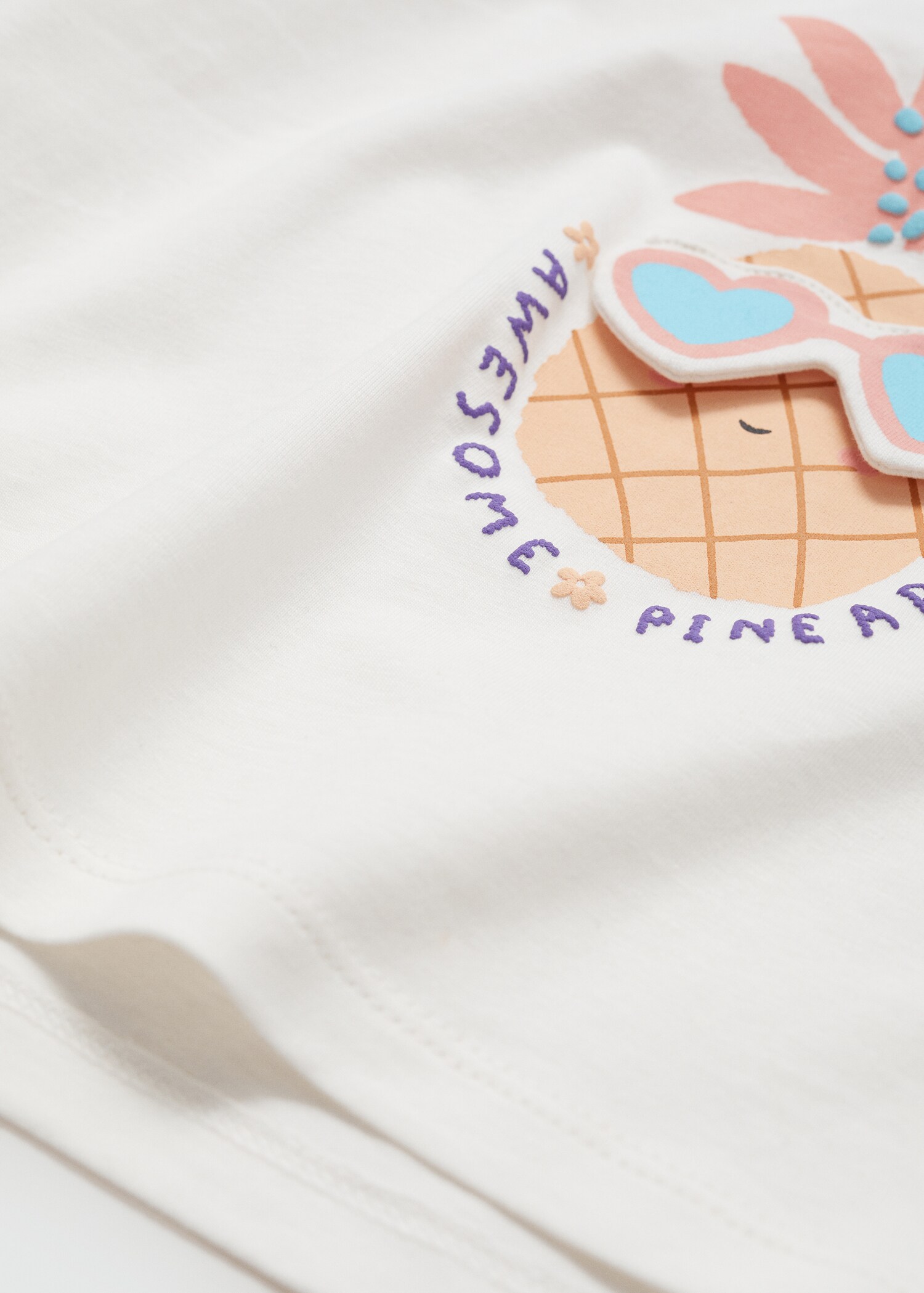 T-shirt coton relief ananas - Détail de l'article 8