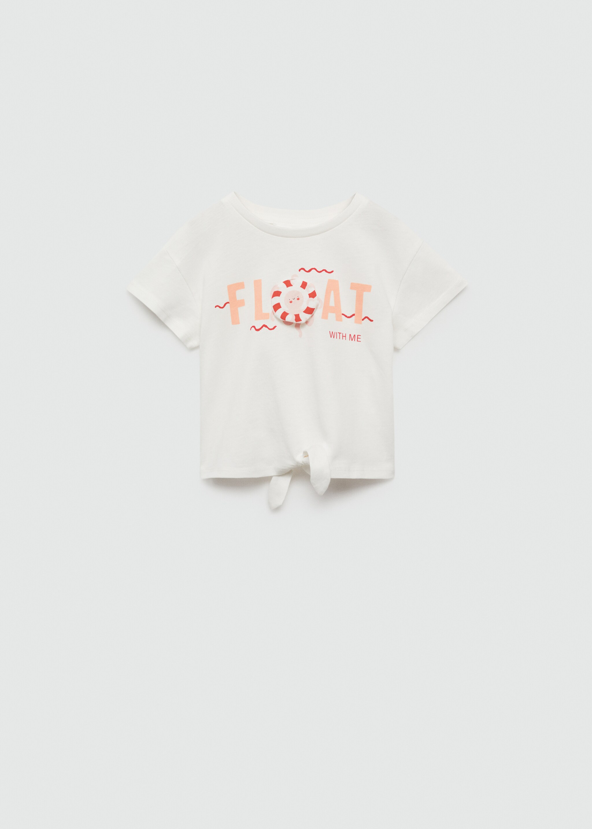 T-shirt message imprimé - Article sans modèle