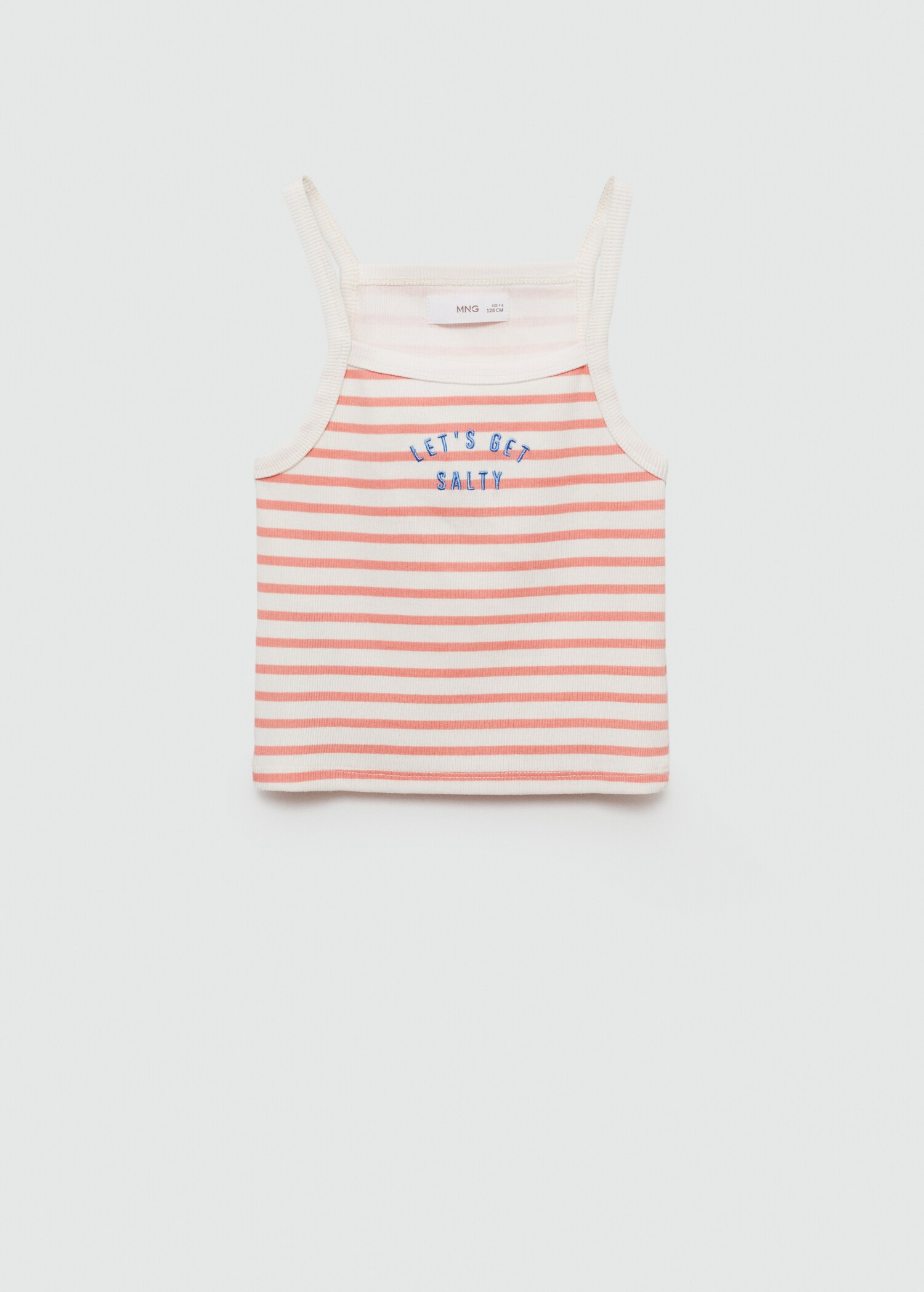 Striped strap T-shirt - Article without model