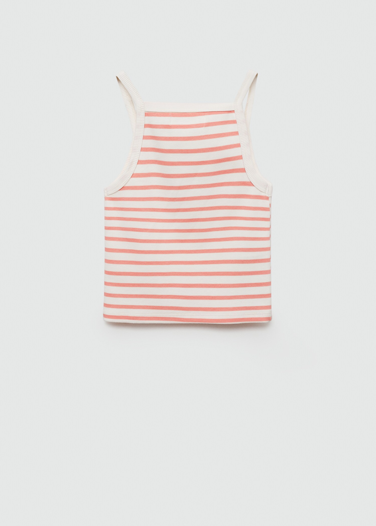 Striped strap T-shirt - Reverse of the article