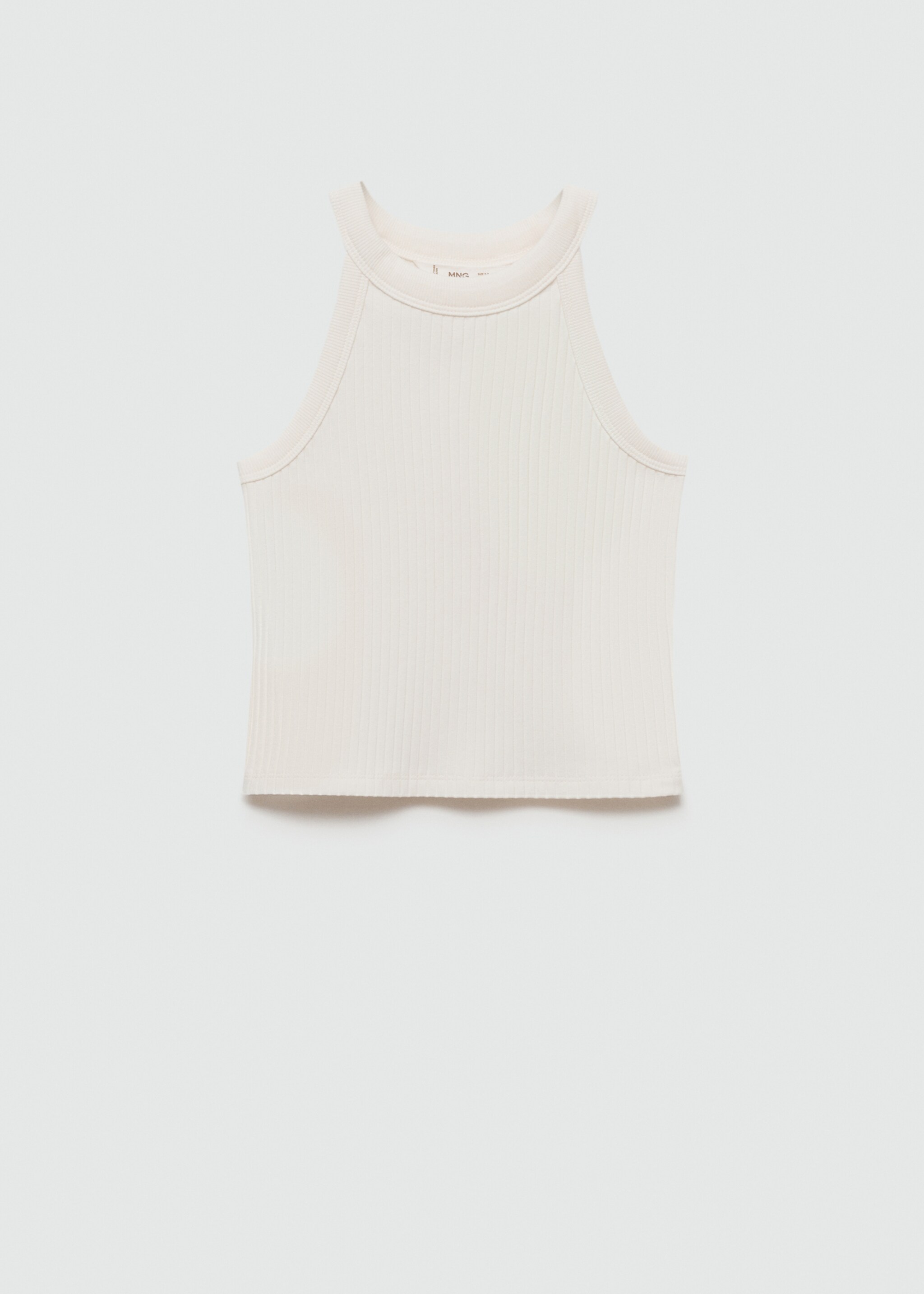 Ribbed strap top - Article without model