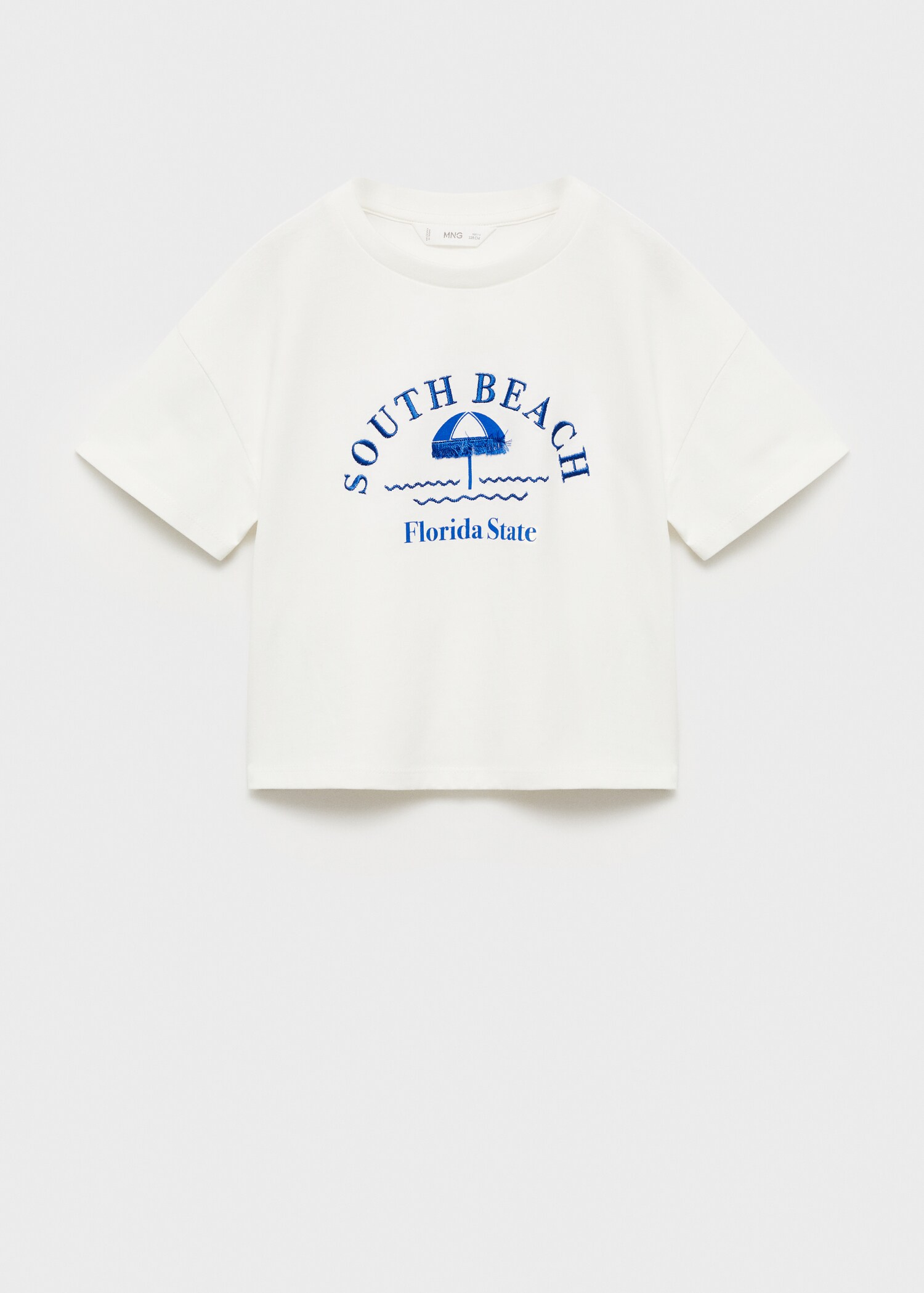 T-Shirt mit gestickter Aufschrift - Artikel ohne Model