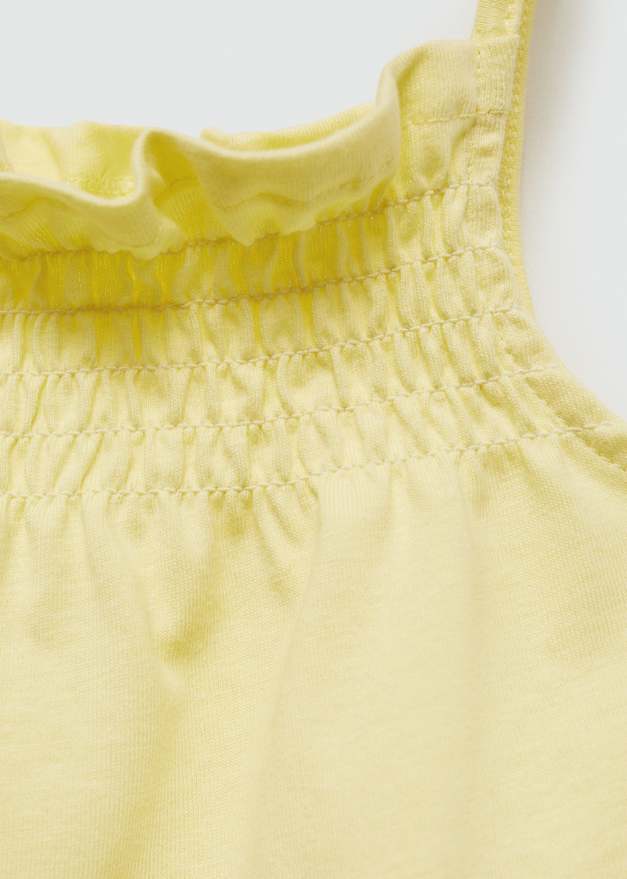 T-Shirt mit gerafftem Ausschnitt - Detail des Artikels 0