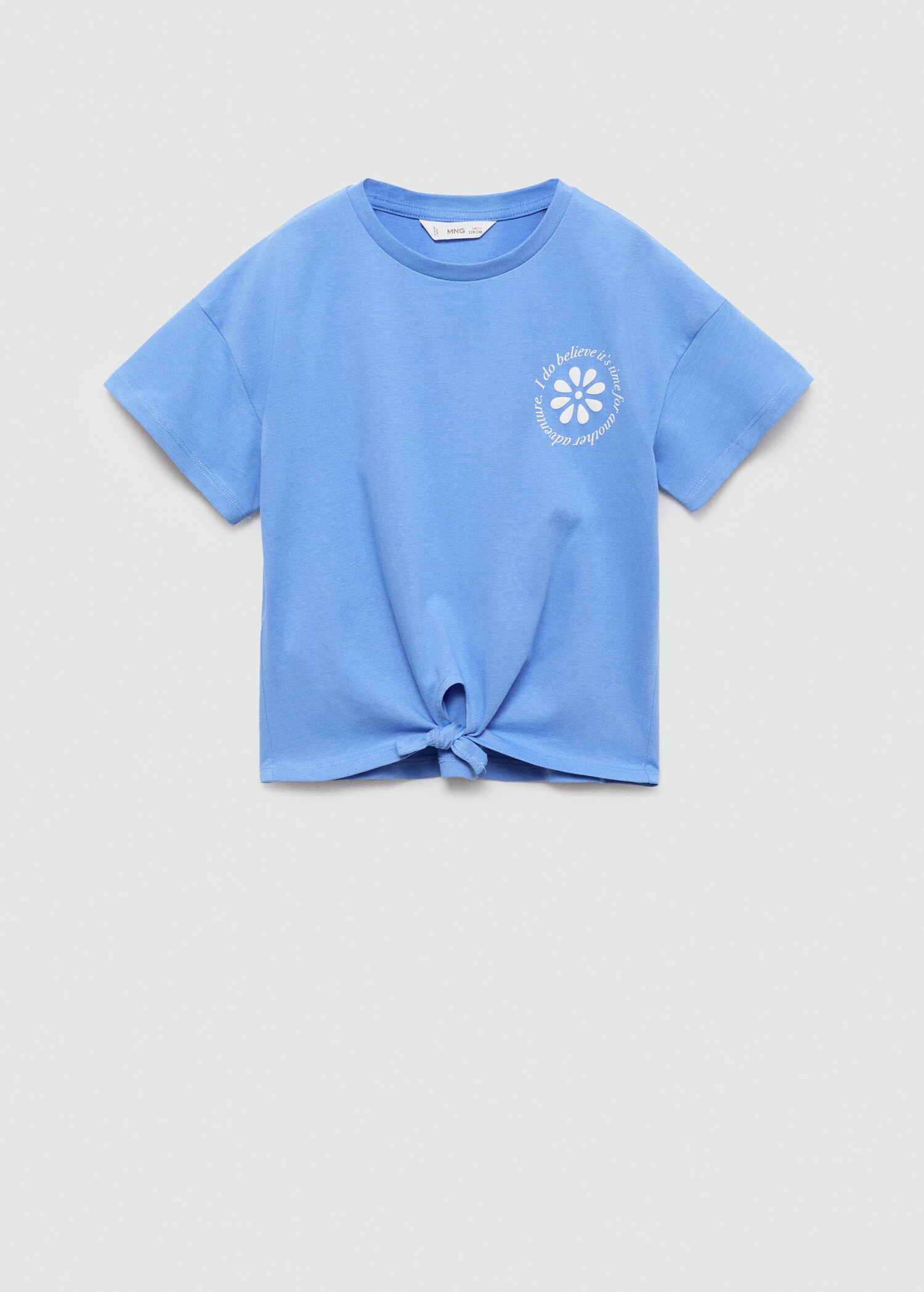 T-shirt med knutdetalj - Artikel utan modell