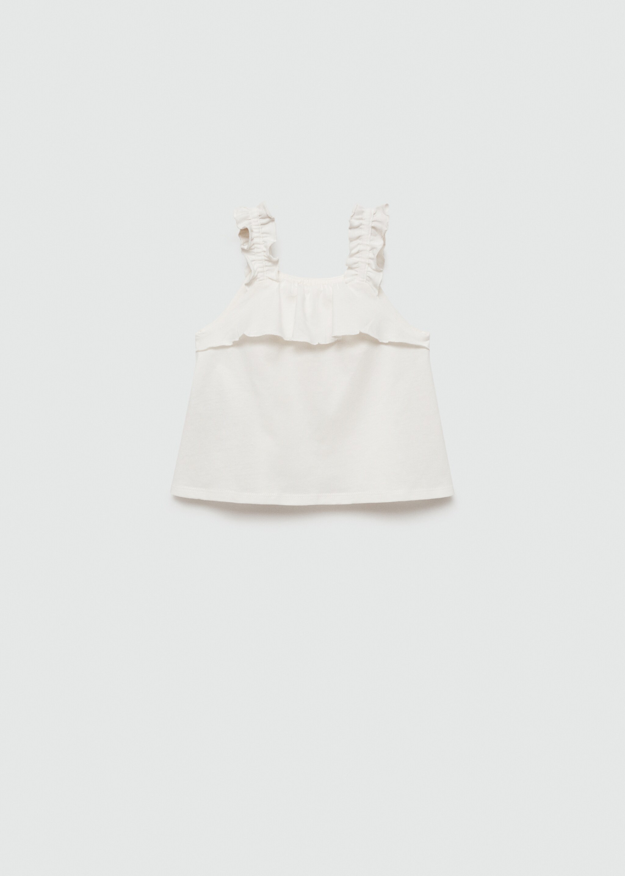Strap cotton T-shirt - Article without model