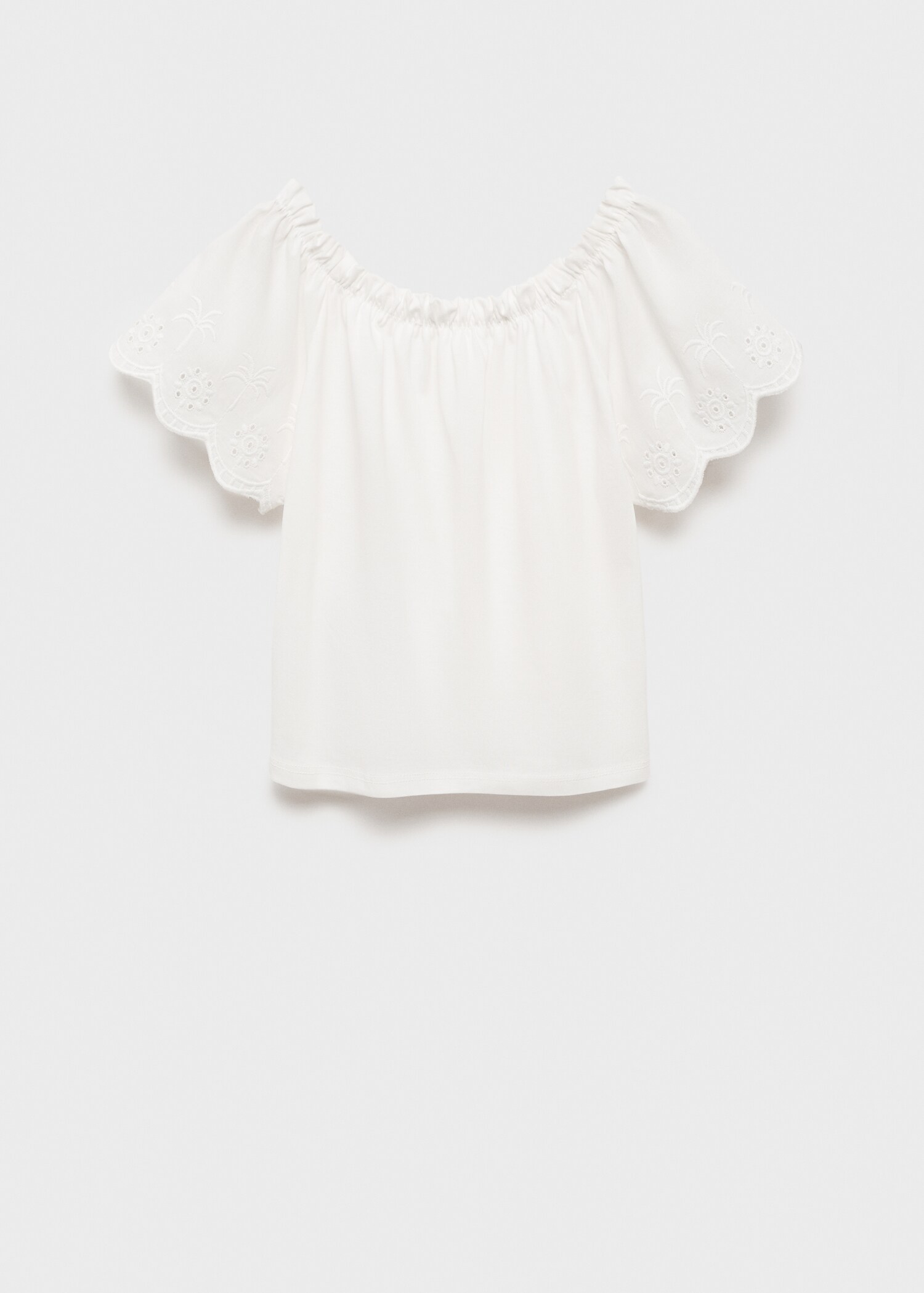 Embroidered detail T-shirt - Article without model