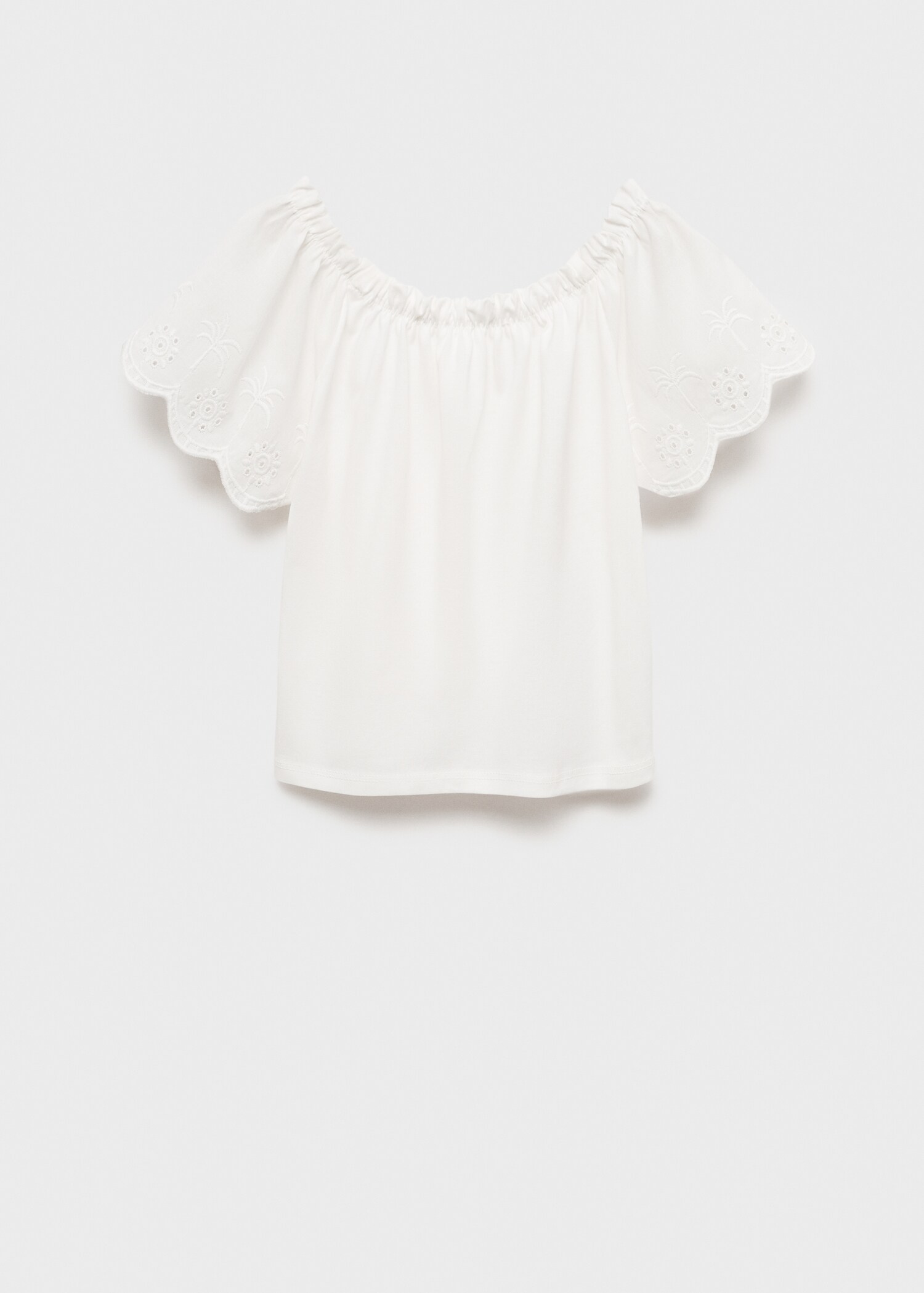 Embroidered detail T-shirt - Reverse of the article