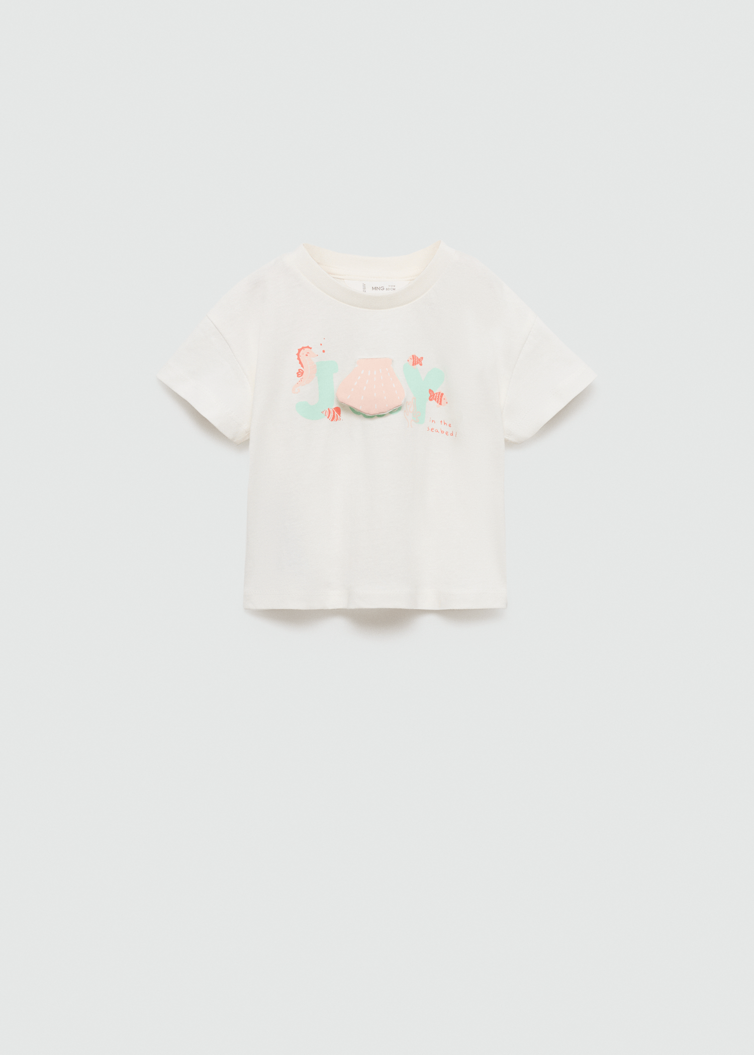 Embossed details printed t-shirt - Details of the article 9