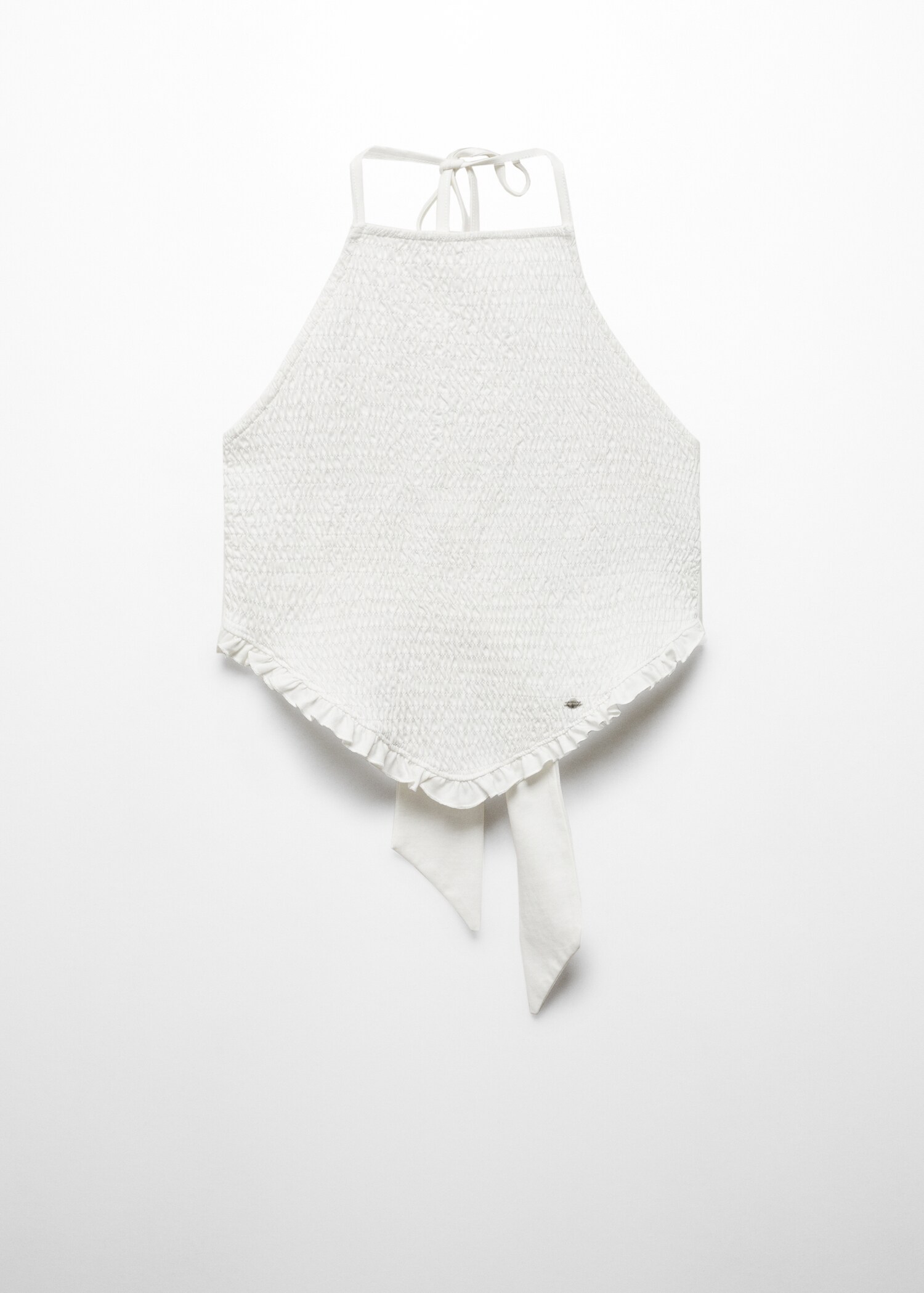Top coton froncé - Article sans modèle