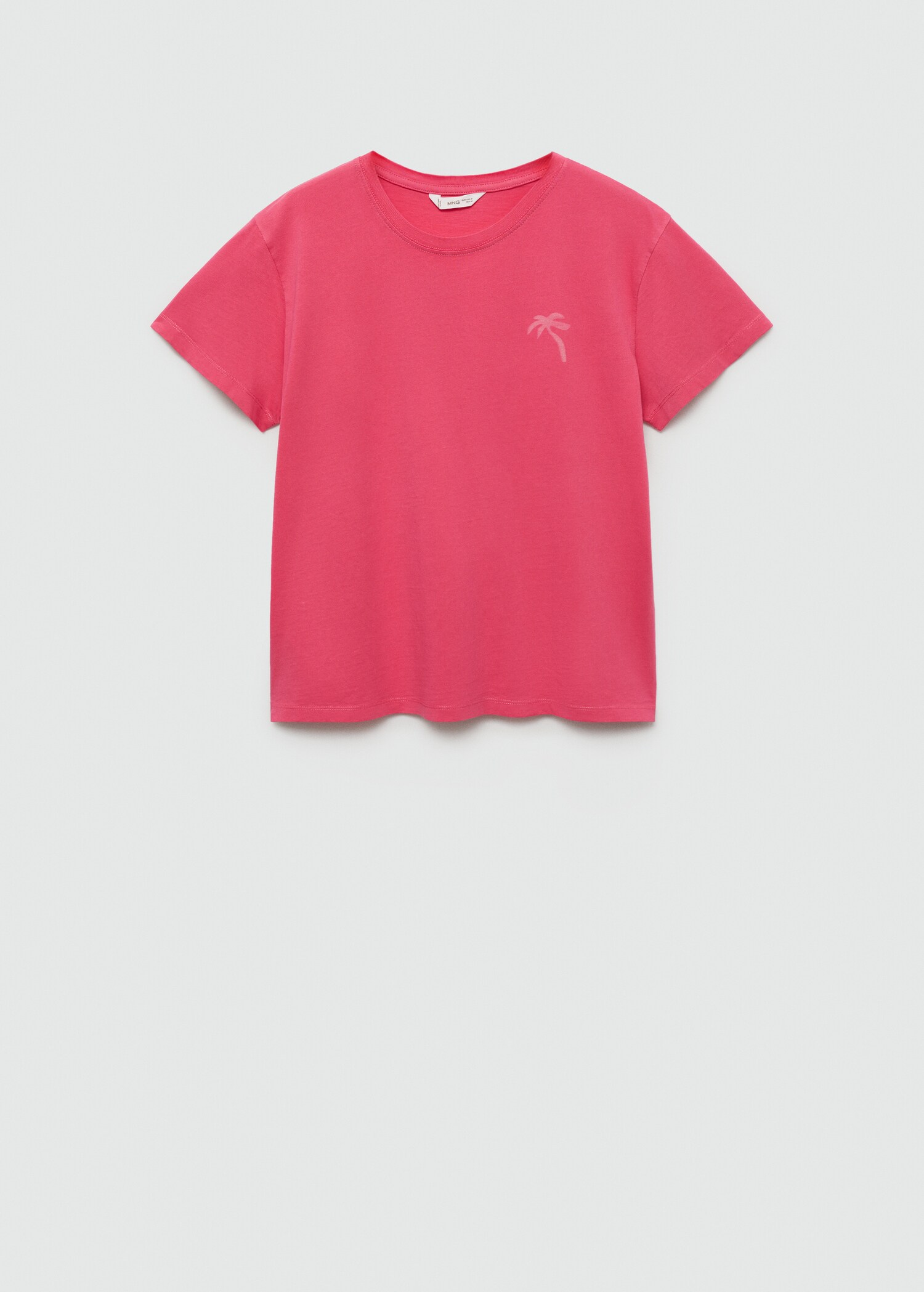 Printed cotton-blend T-shirt - Article without model