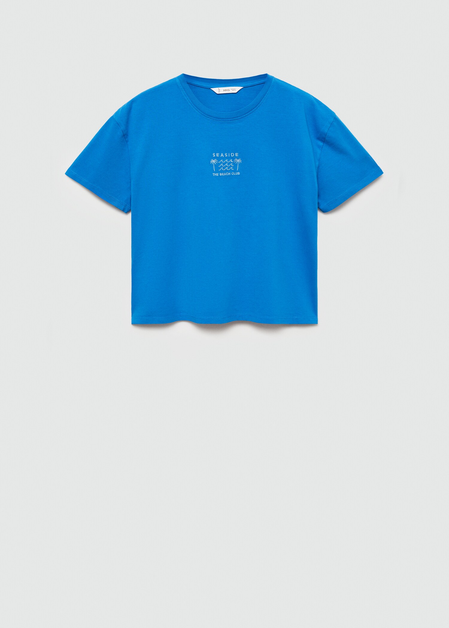 Embroidered message T-shirt - Article without model