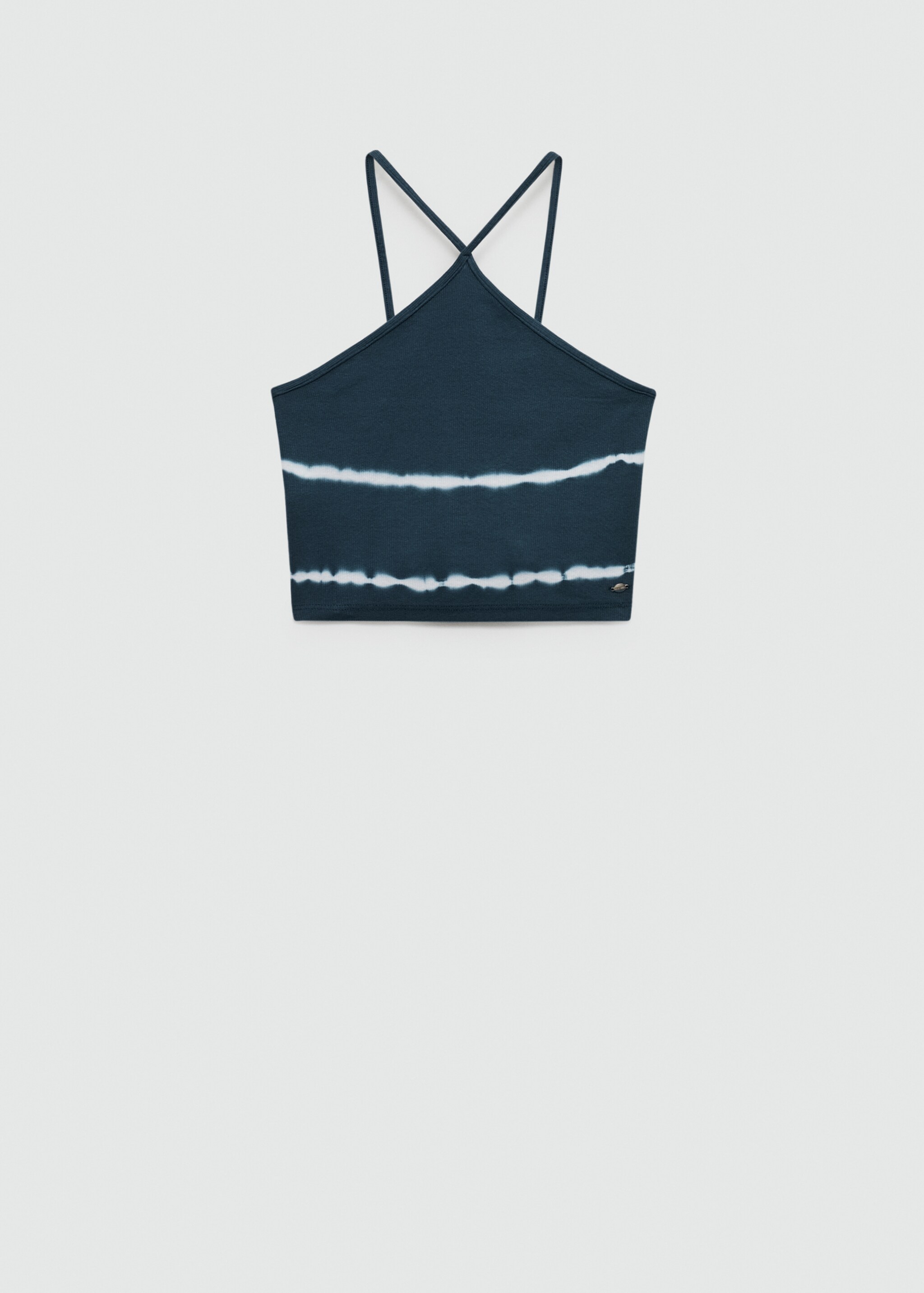 Tie-dye striped top - Article without model, Dark Navy. Ref: 67008281-00.