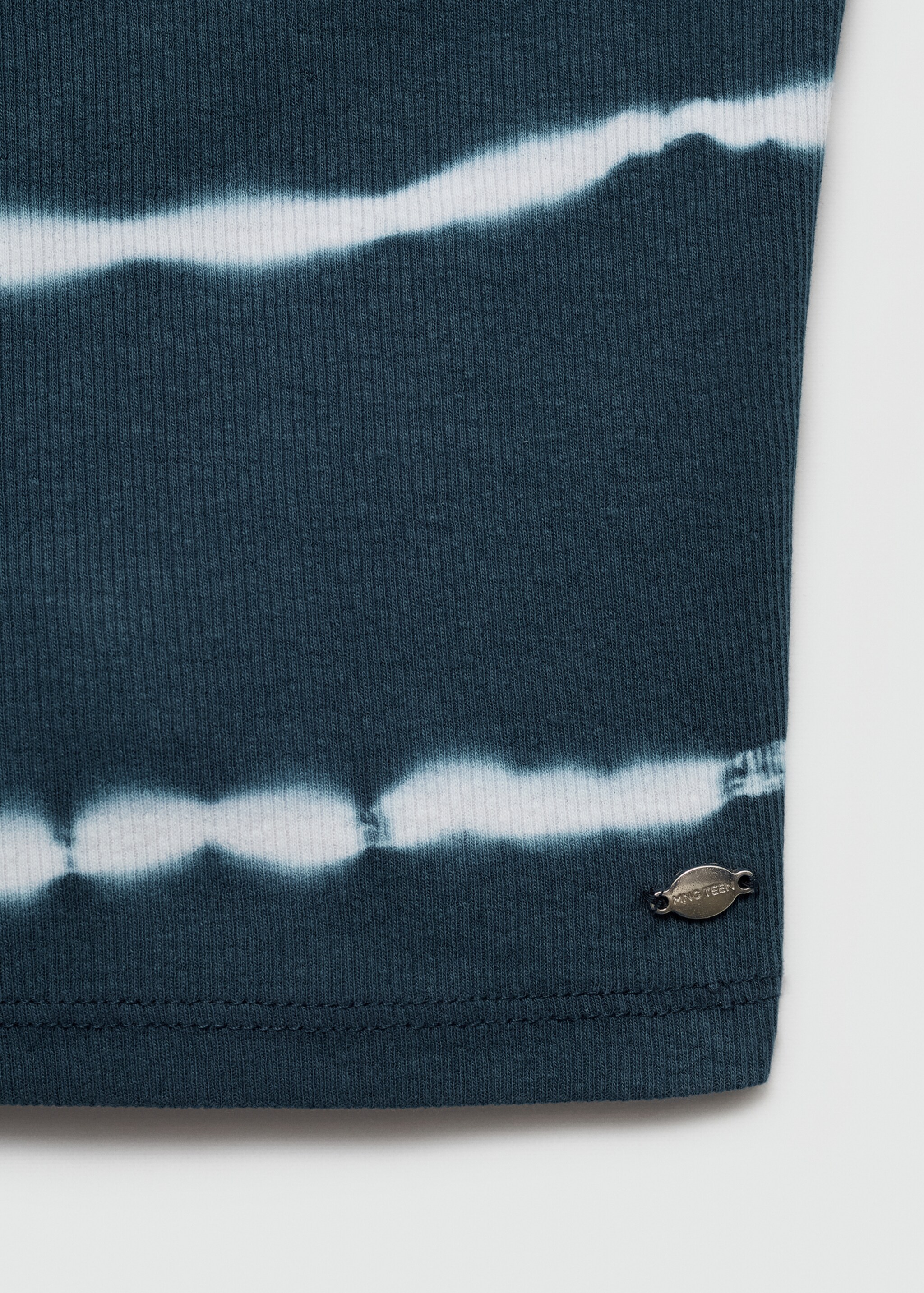 Tie-dye striped top - Details of the article 8, Dark Navy. Ref: 67008281-00.