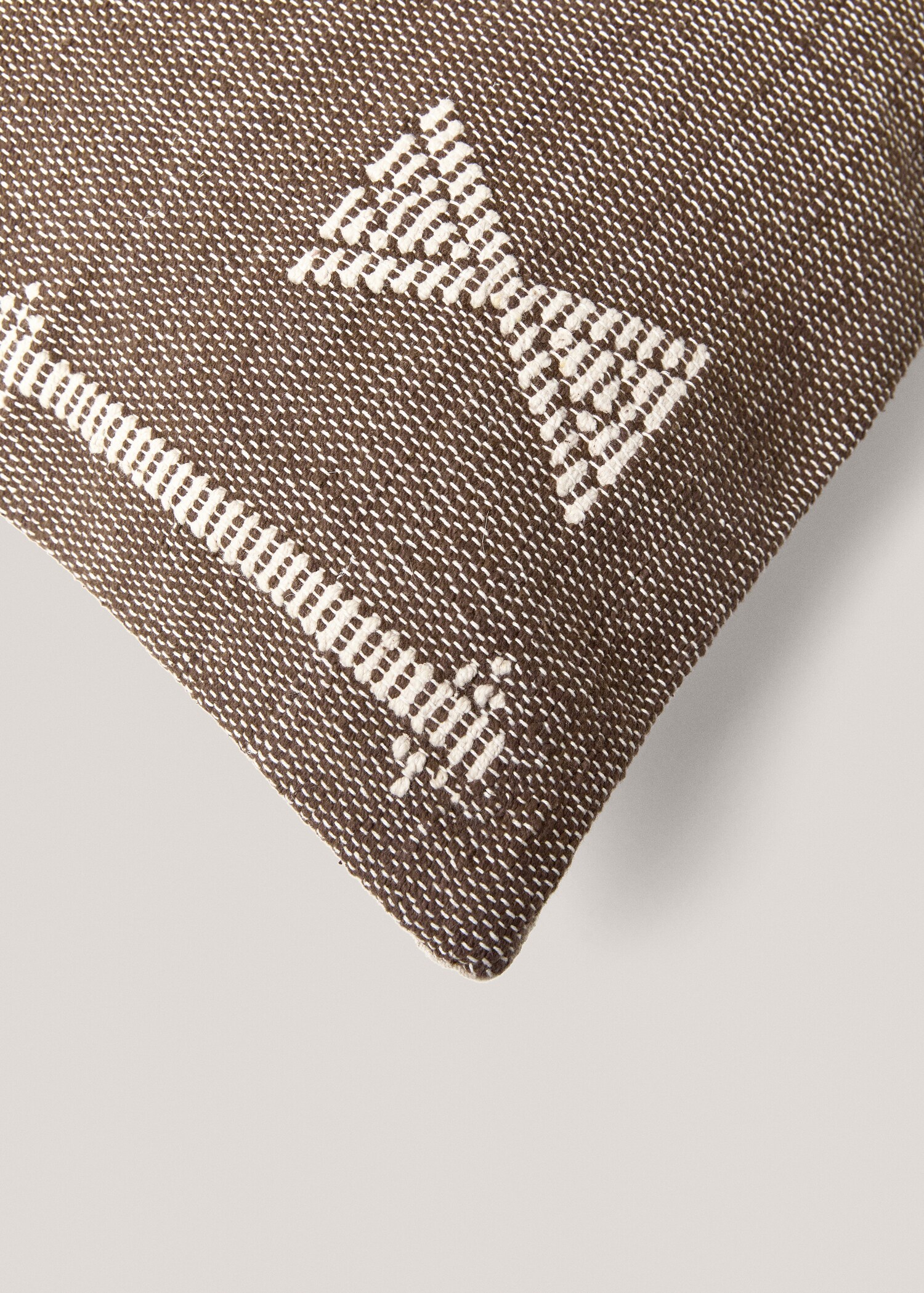 Funda de cojín bordado geométrico 45x45cm - Detalle del artículo 2