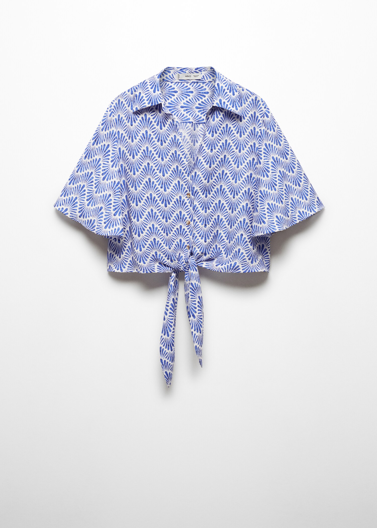 Knot printed shirt - Article without model