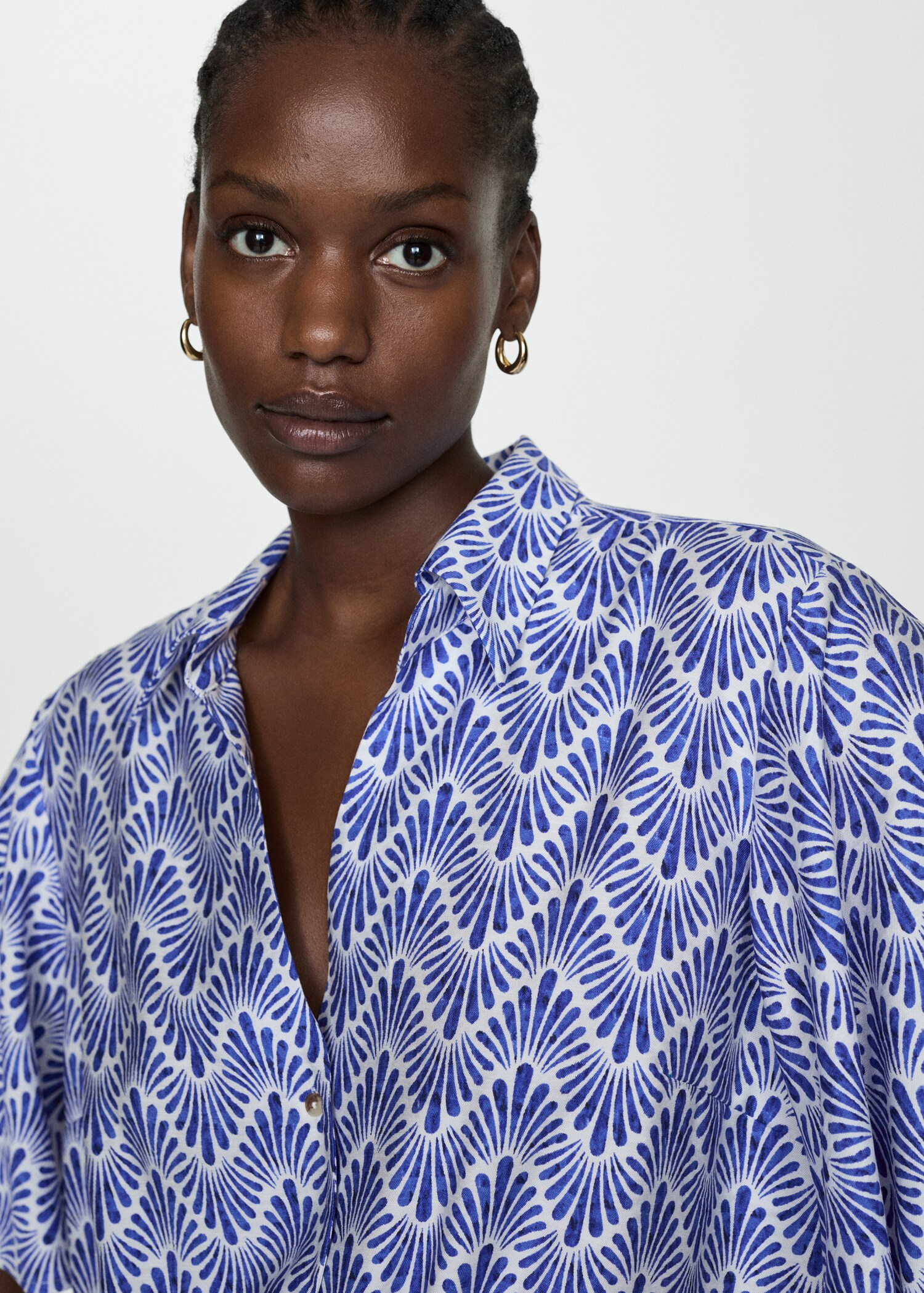 Knot printed shirt - Details of the article 4