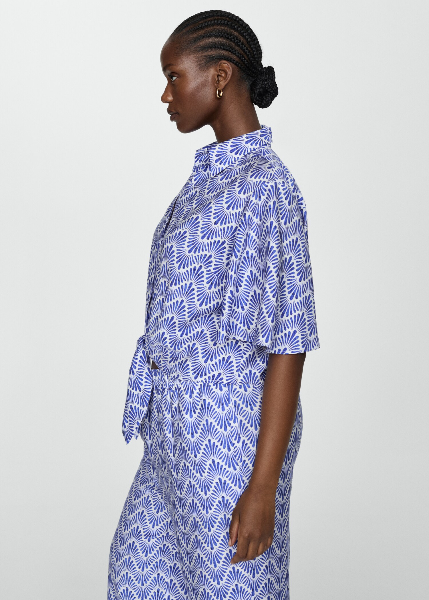 Knot printed shirt - Details of the article 5
