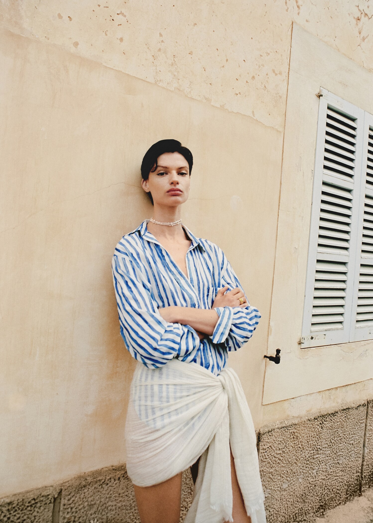 100% cotton striped shirt - Details of the article 6