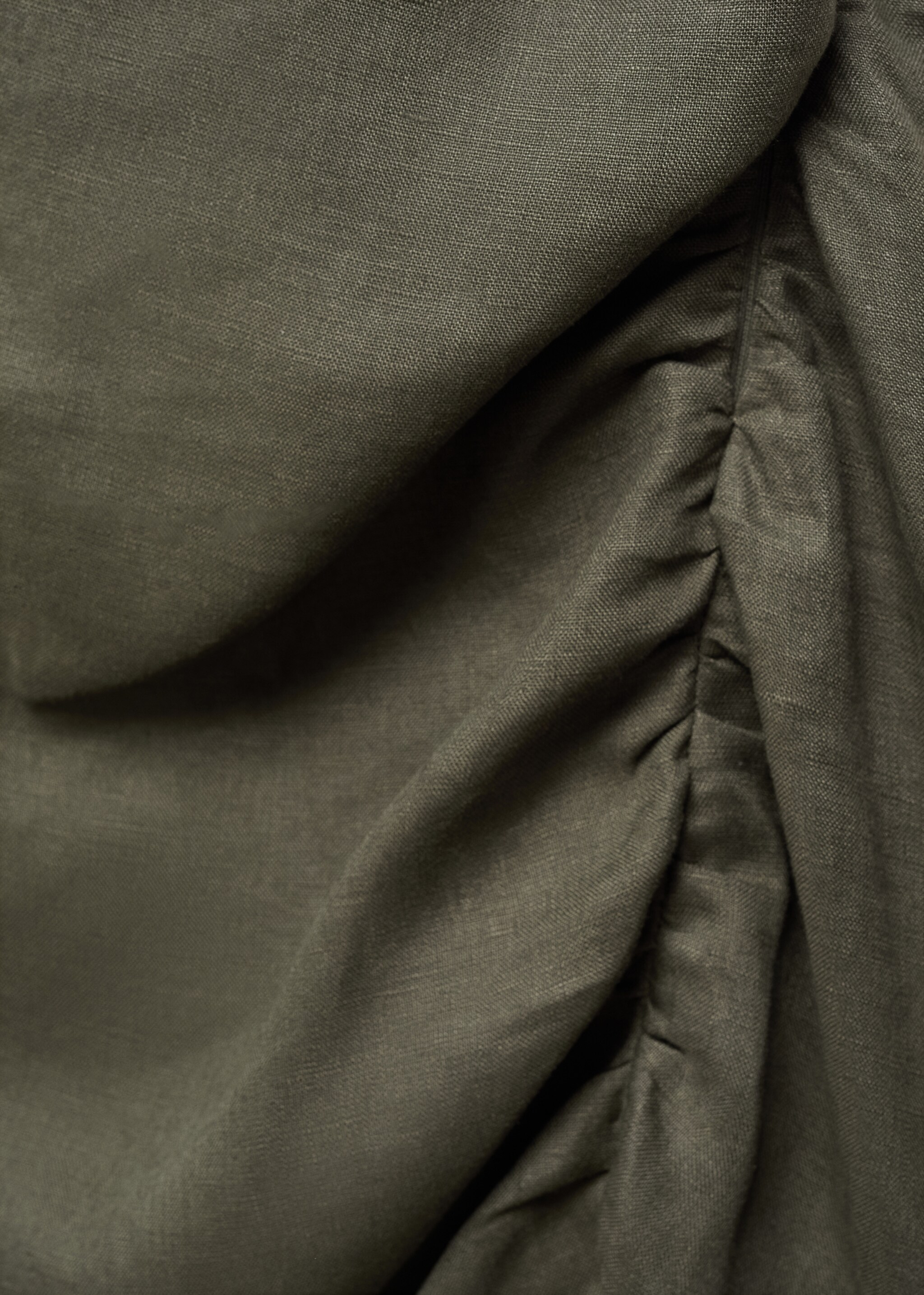 Vestido abertura detalle drapeado - Detalle del artículo 8