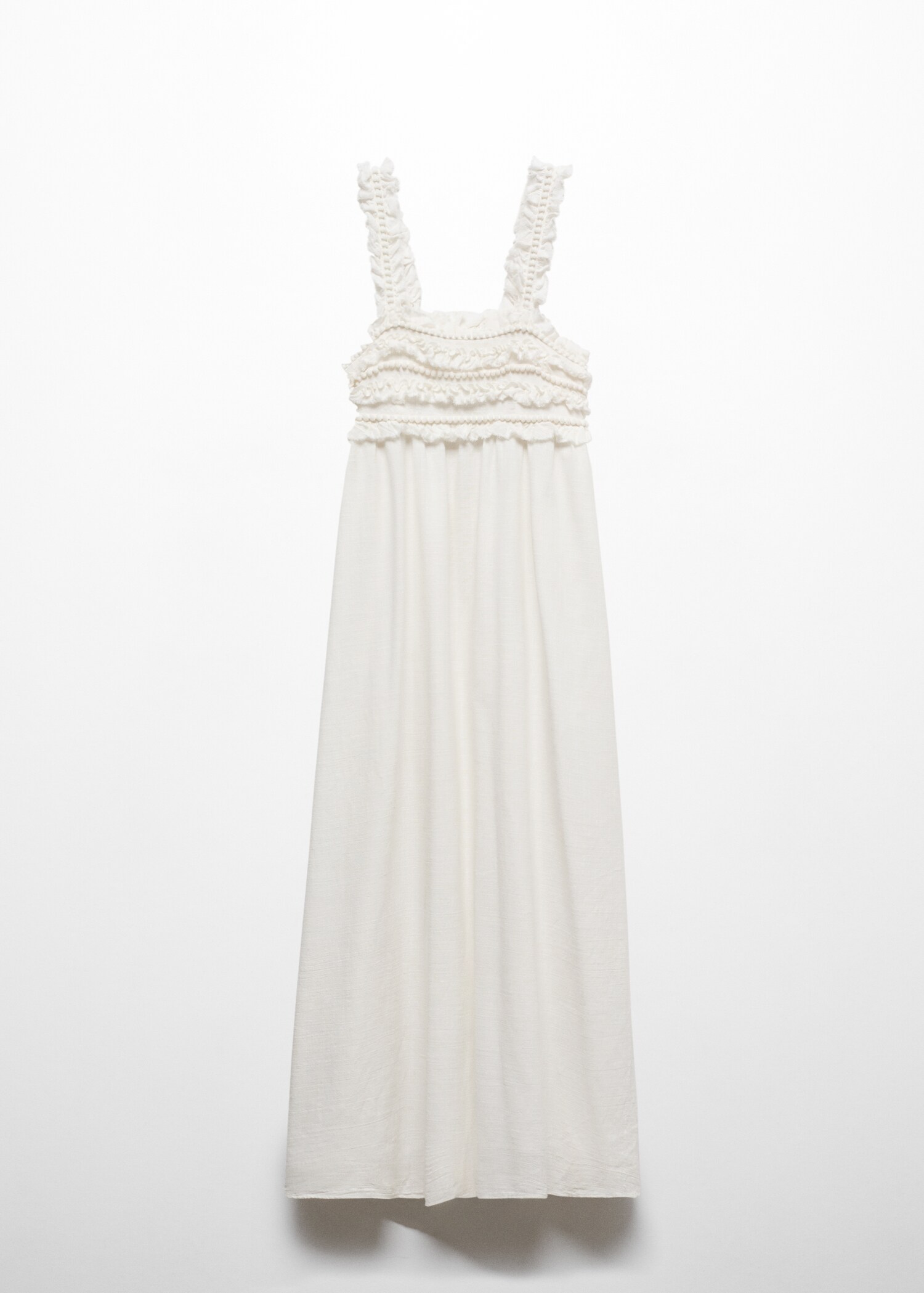 Dress with straps and fringe detail - Article without model
