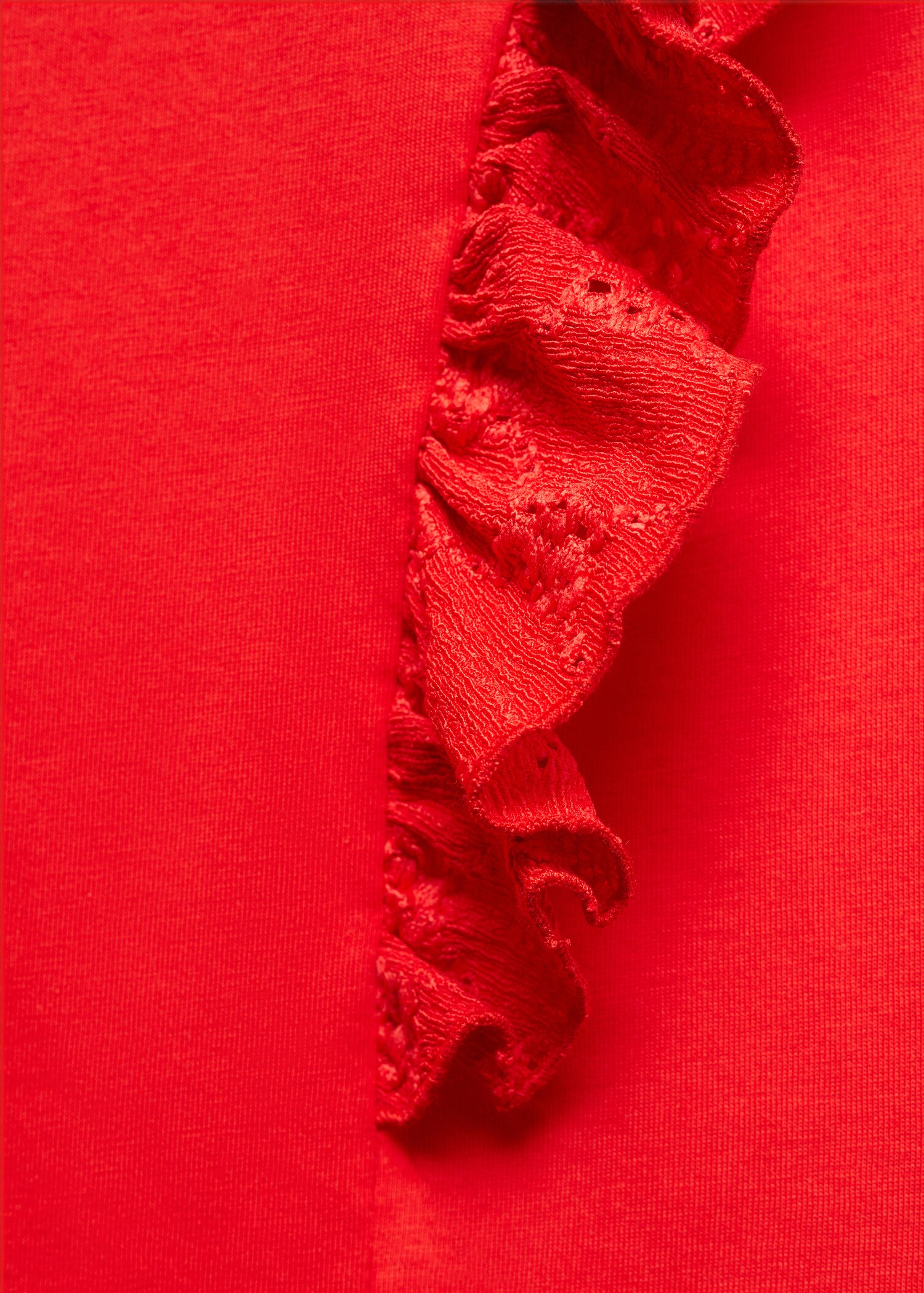 Frills cotton t-shirt - Details of the article 8