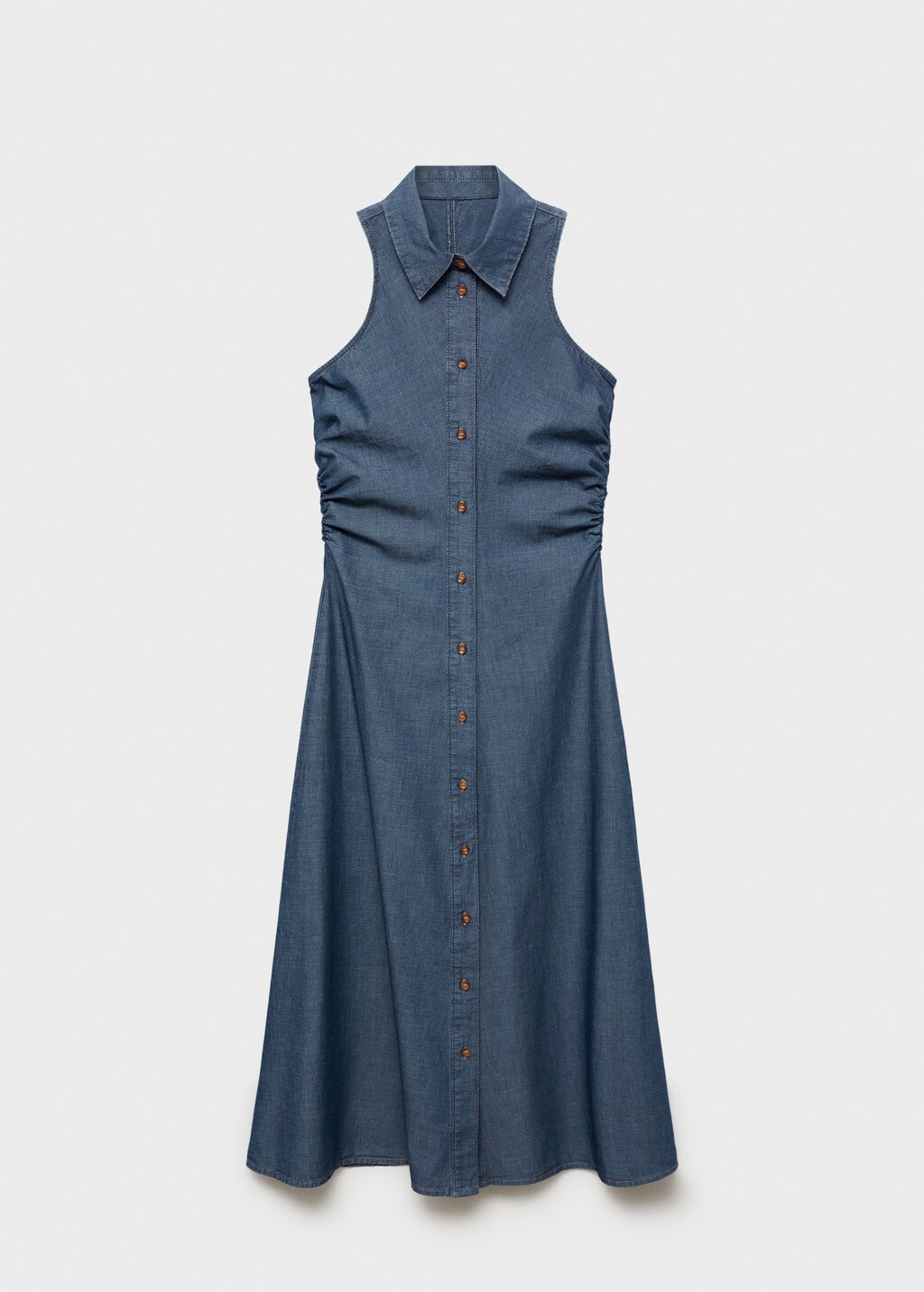 ジャケット・アウター I LINE DENIM SHIRT DRESS Denim shirtdress - Dark Blue | Benetton