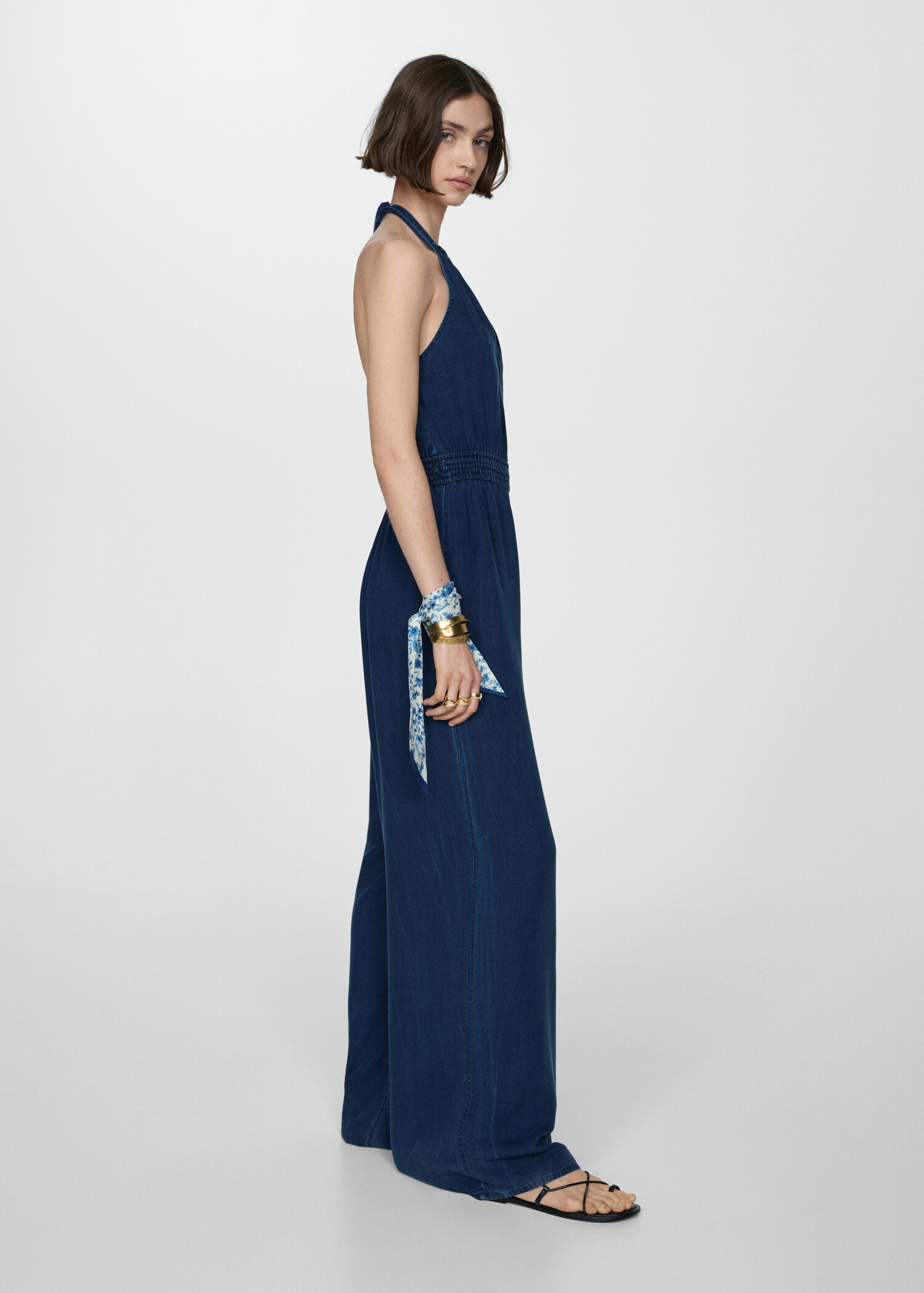 Lyocell jumpsuit - Details of the article 1