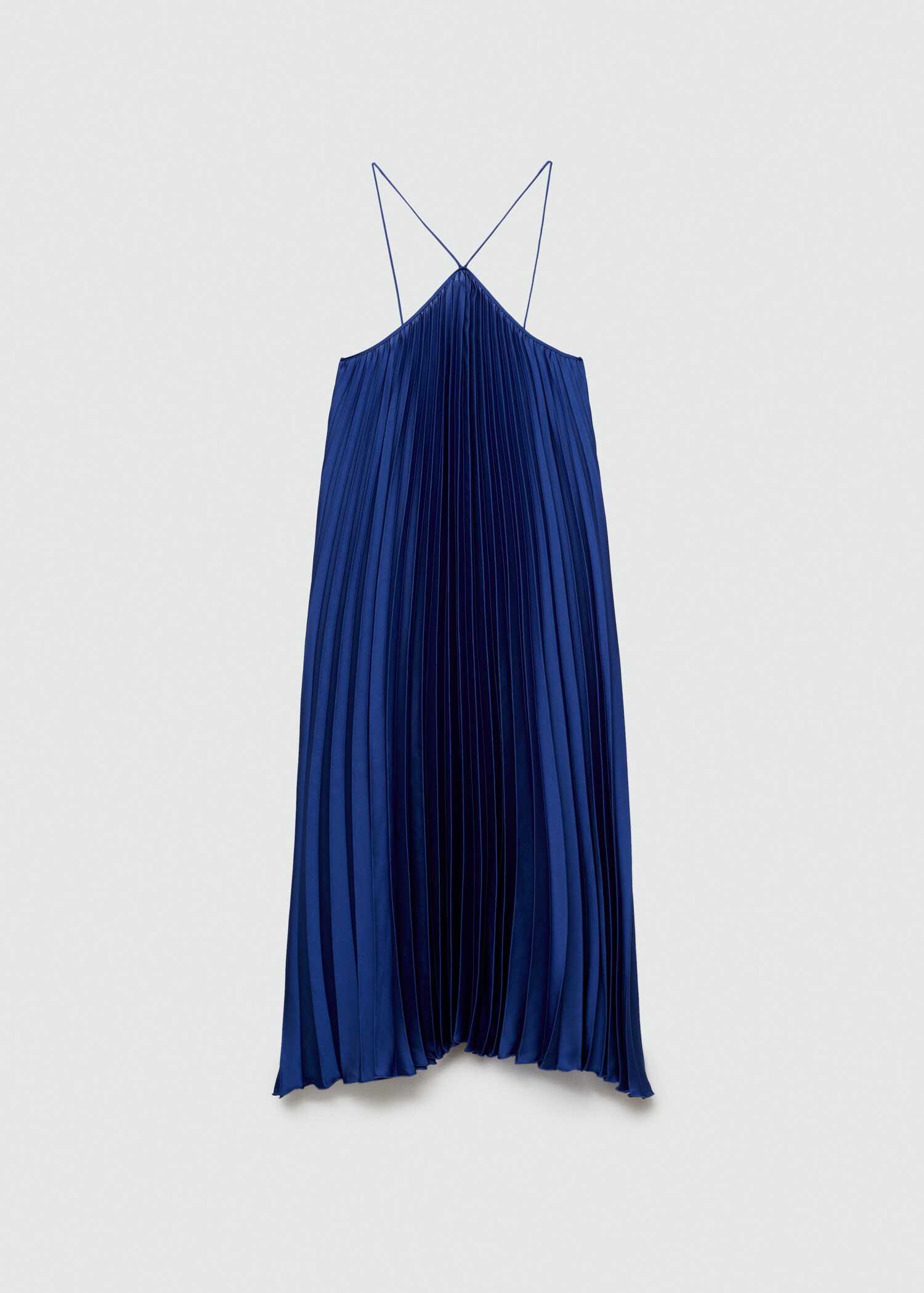 Plissiertes Neckholder-Kleid - Artikel ohne Model